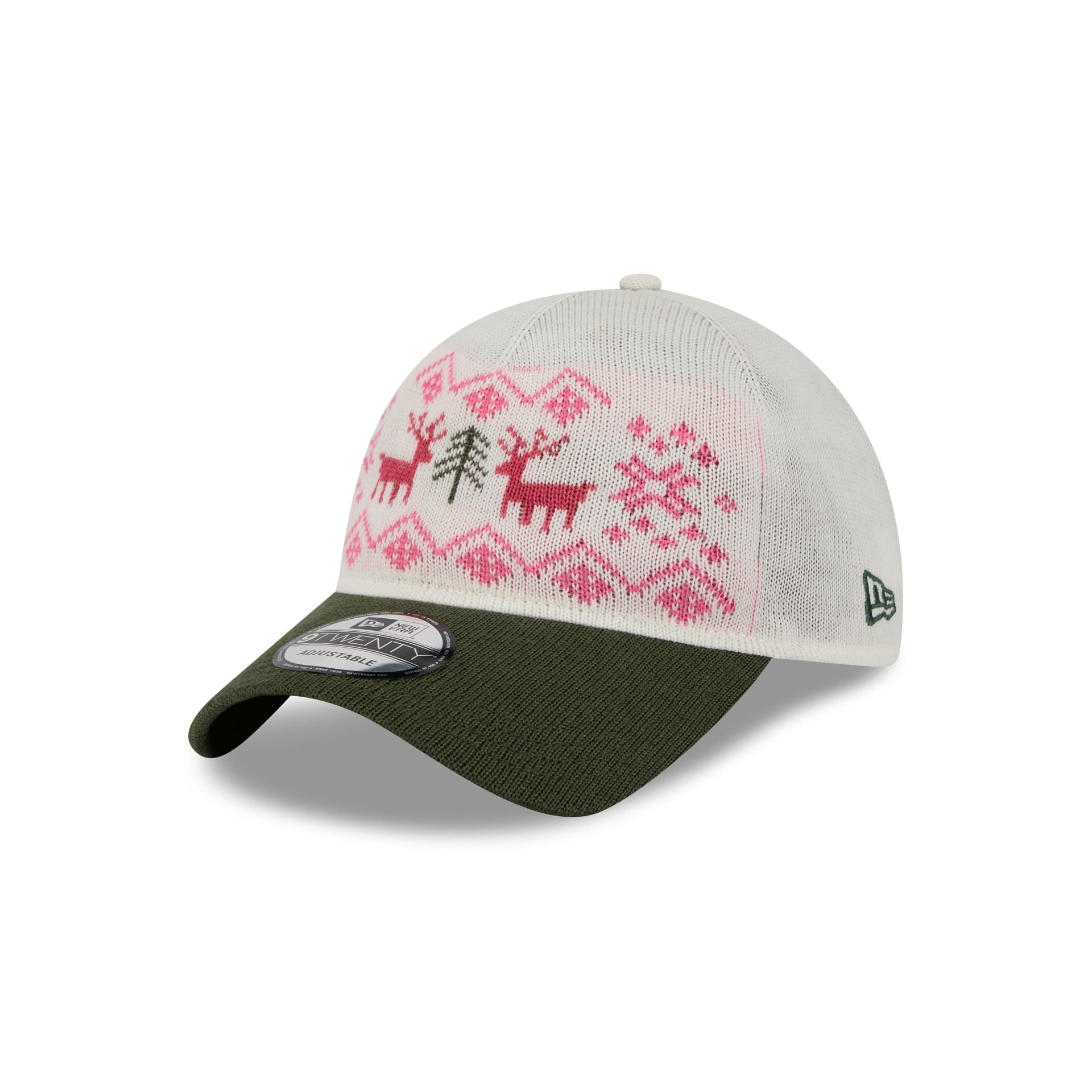 New Era Cap Reindeer Knit 9Twenty Adjustable Hat