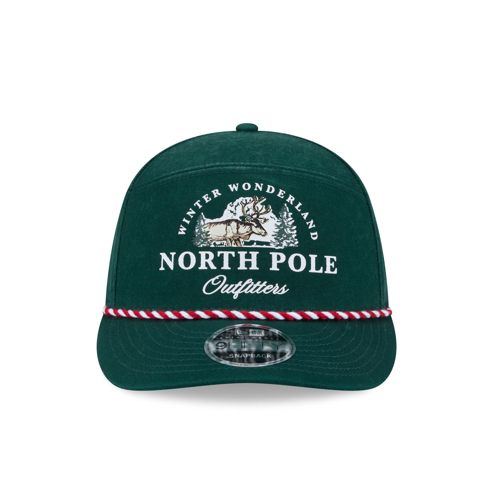 Alternative view of New Era Cap North Pole Outfitters Split Panel 9Fifty Snapback Hat