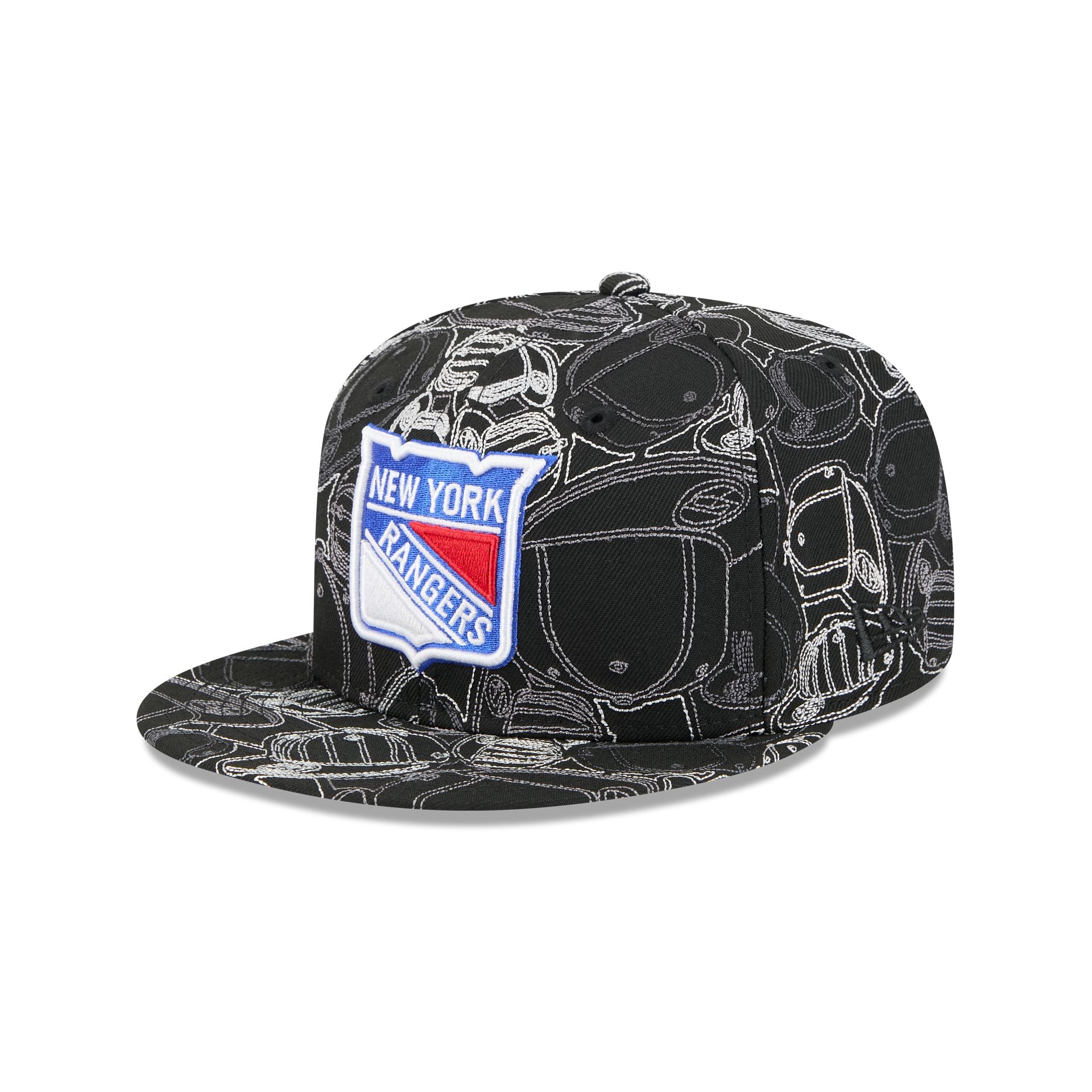 New York Rangers Cap Scramble 59Fifty Fitted Hat