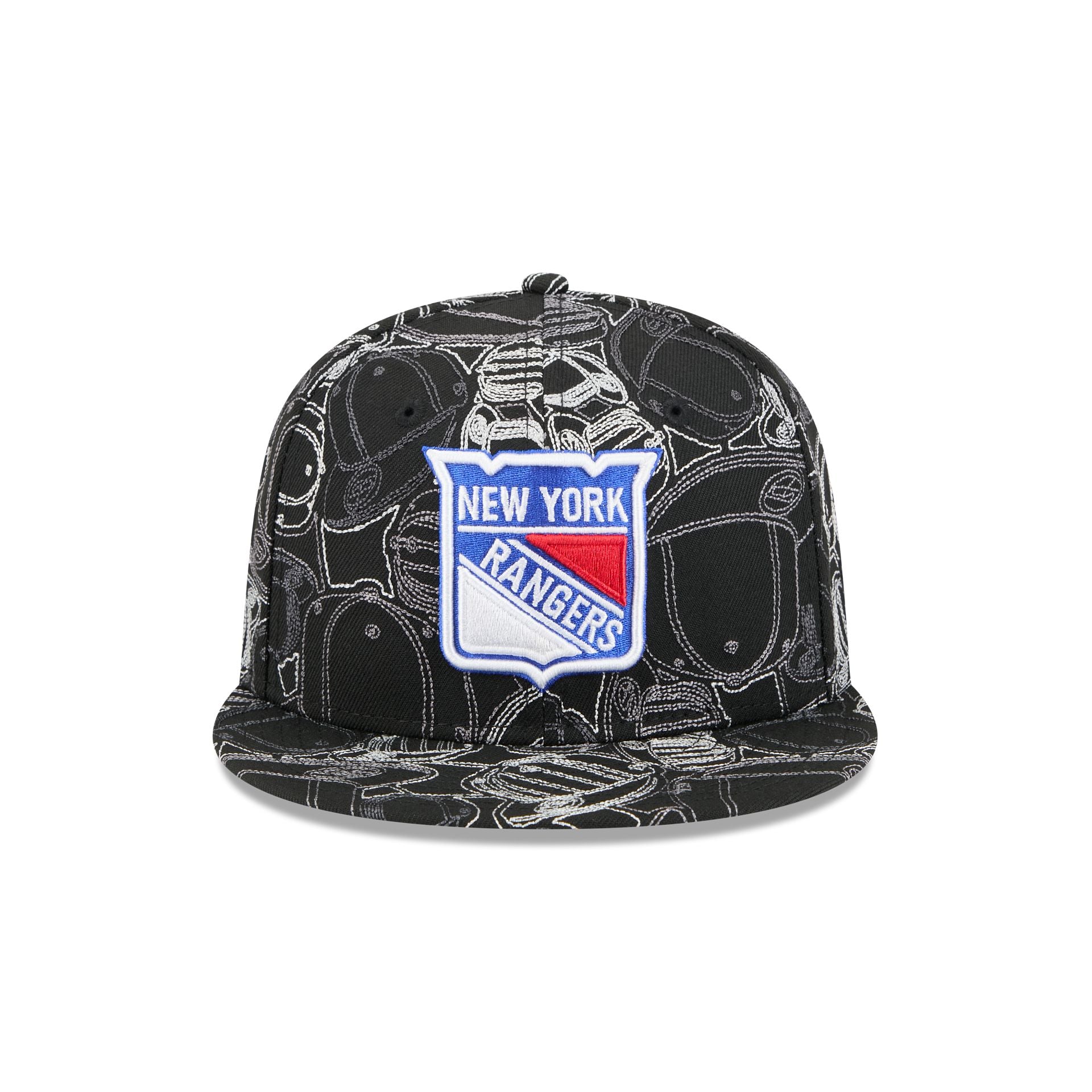 Alternative view of New York Rangers Cap Scramble 59Fifty Fitted Hat