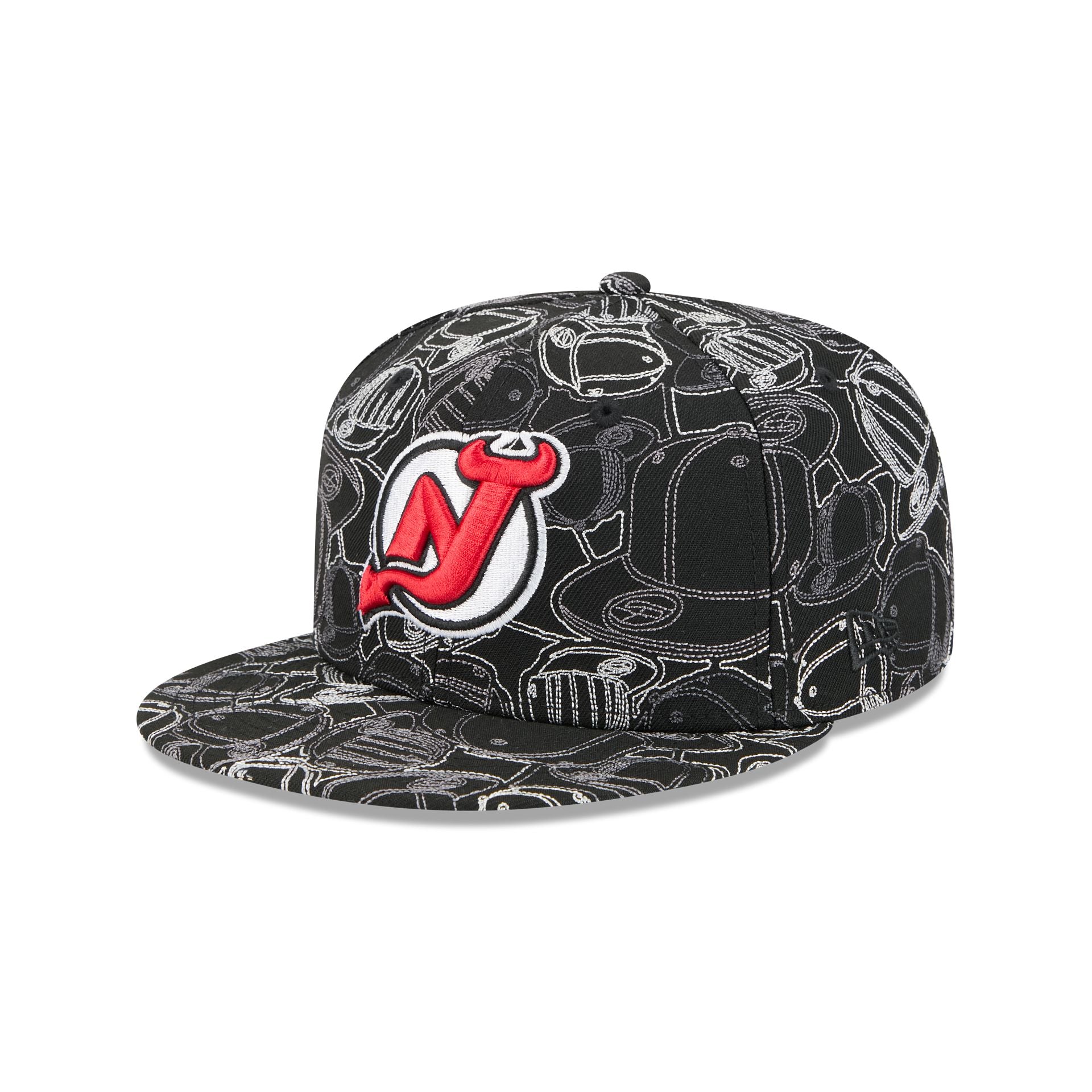 New Jersey Devils Cap Scramble 59Fifty Fitted Hat