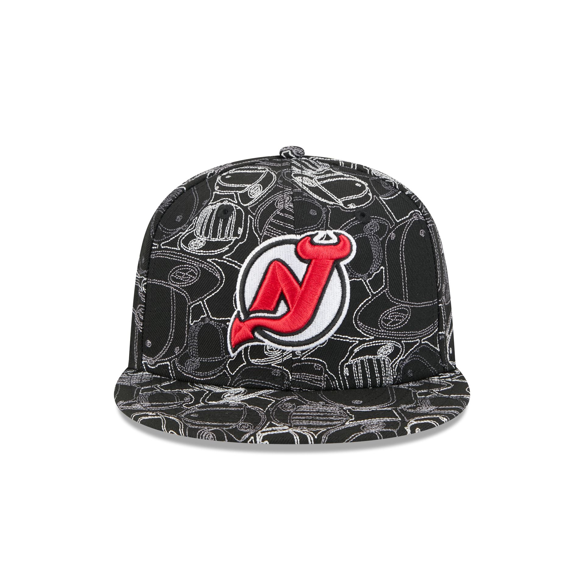 Alternative view of New Jersey Devils Cap Scramble 59Fifty Fitted Hat