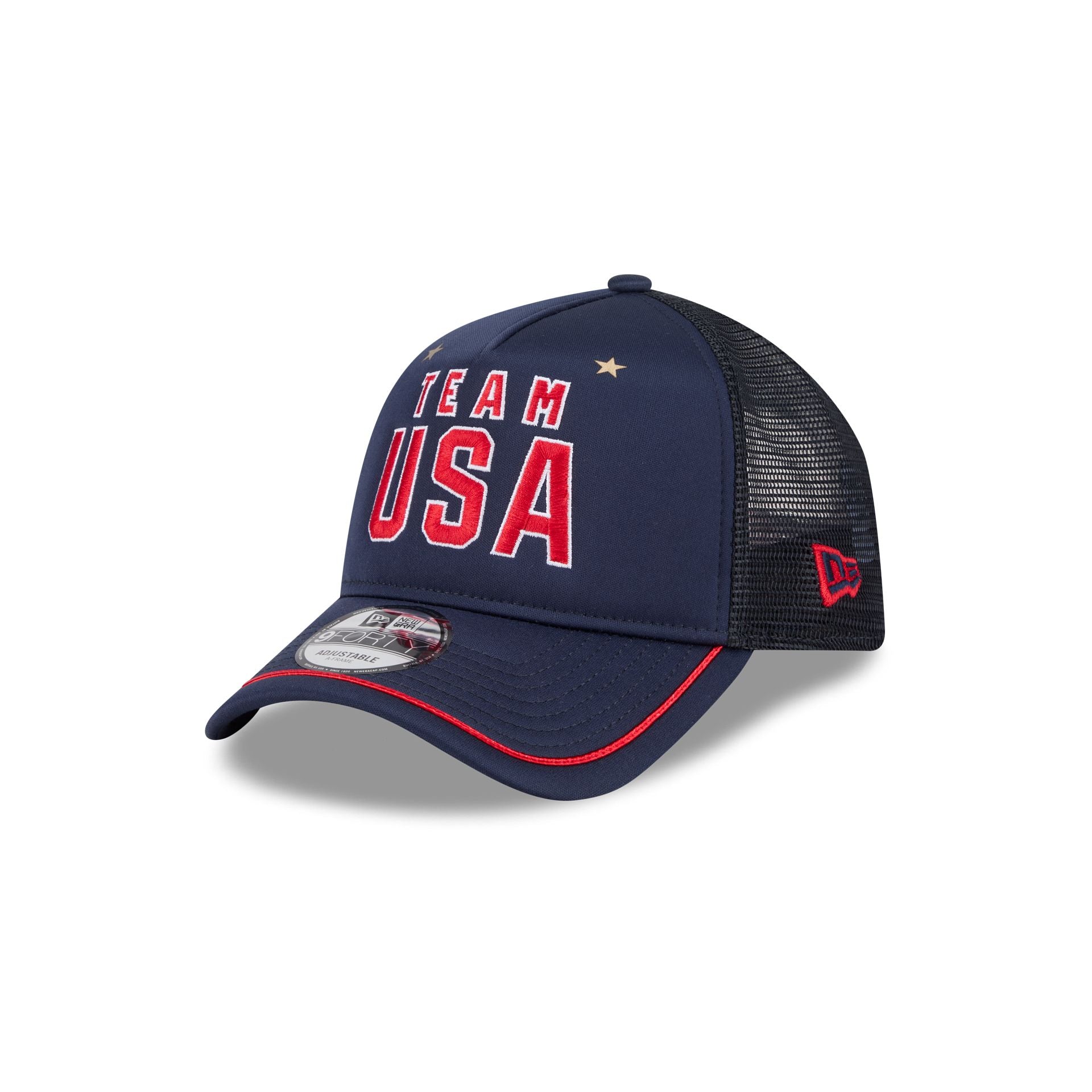Team Usa Navy 9Forty A-Frame Snapback Hat