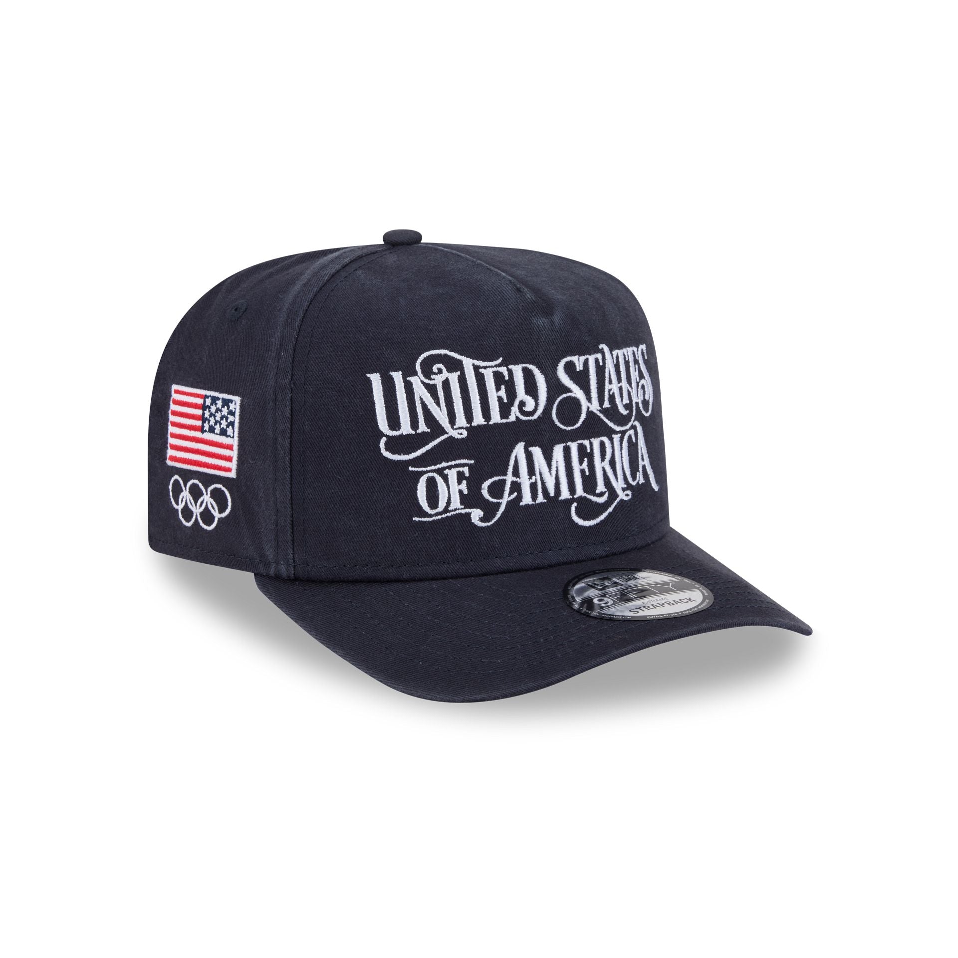 Team Usa Script 9Fifty A-Frame Strapback Hat