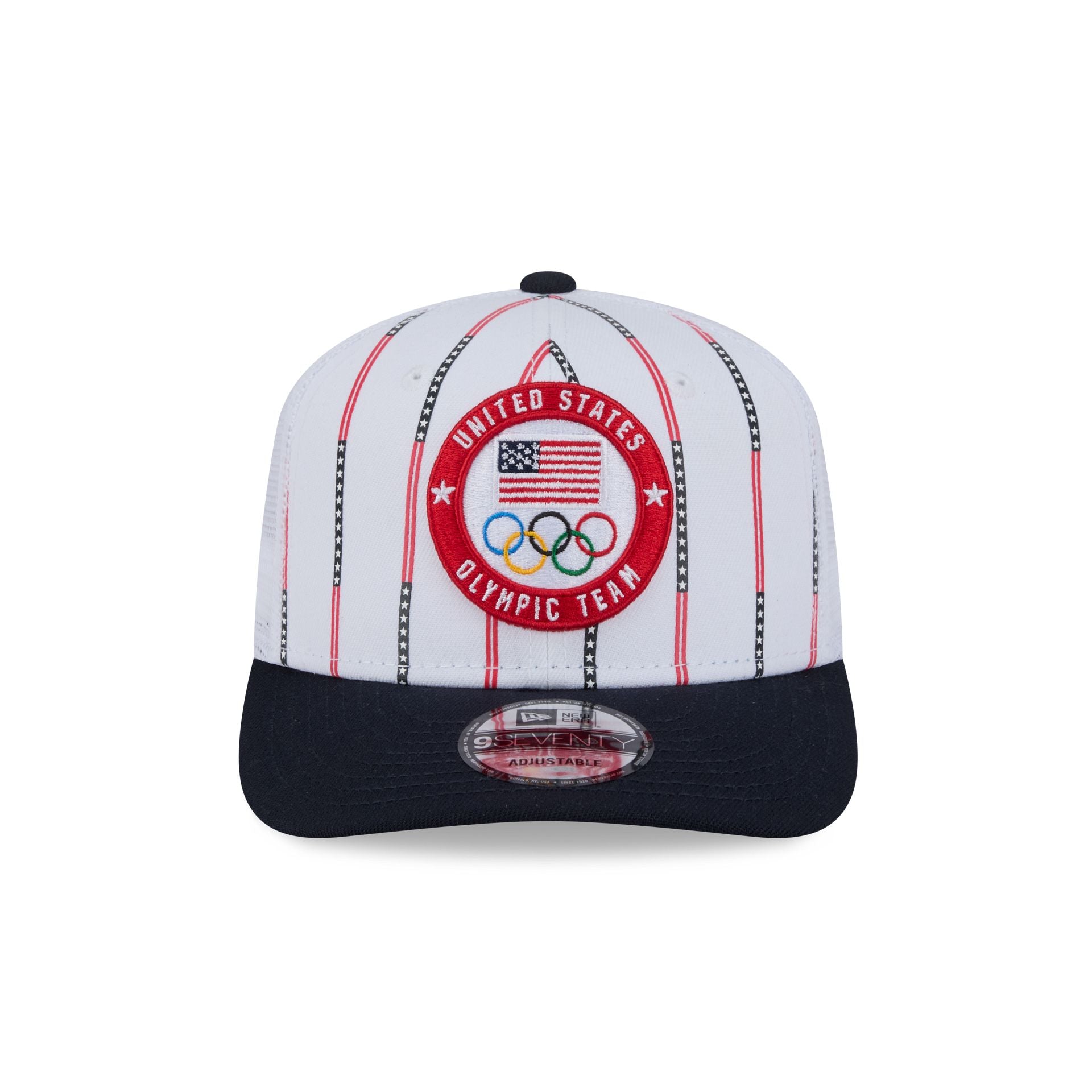 Alternative view of Team Usa Pinstripe 9Seventy Trucker Hat