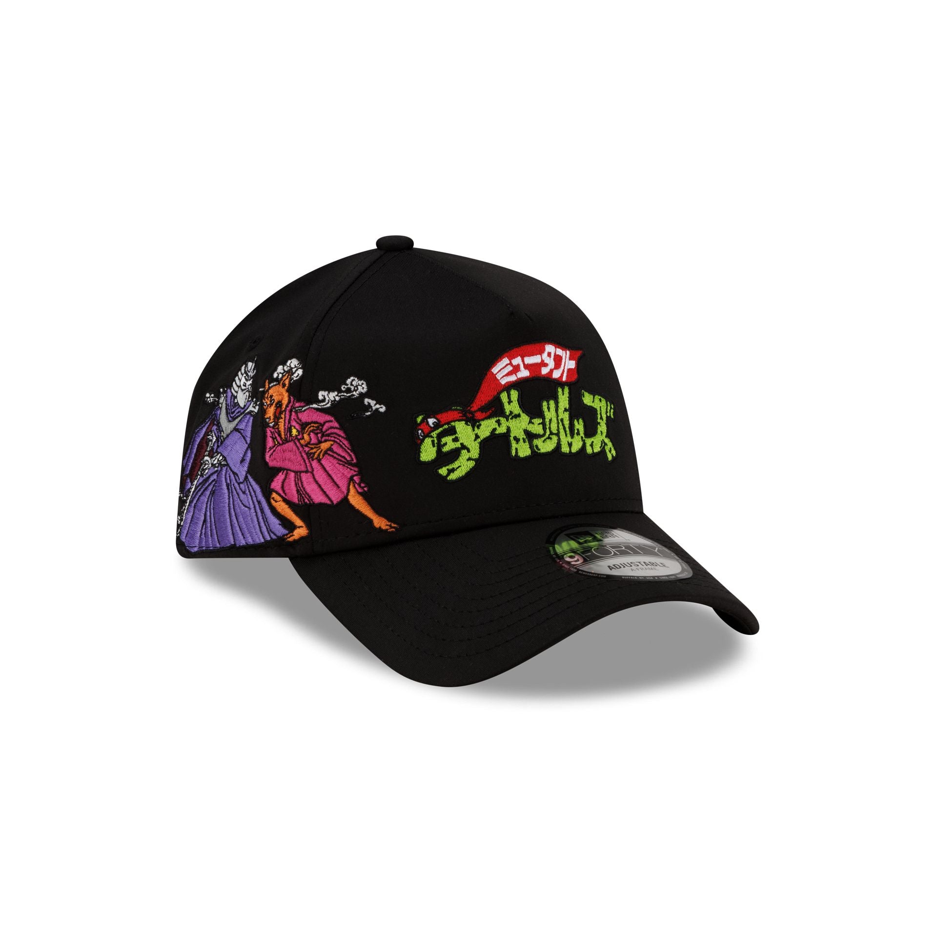 Teenage Mutant Ninja Turtles Black 9Forty A-Frame Snapback Hat