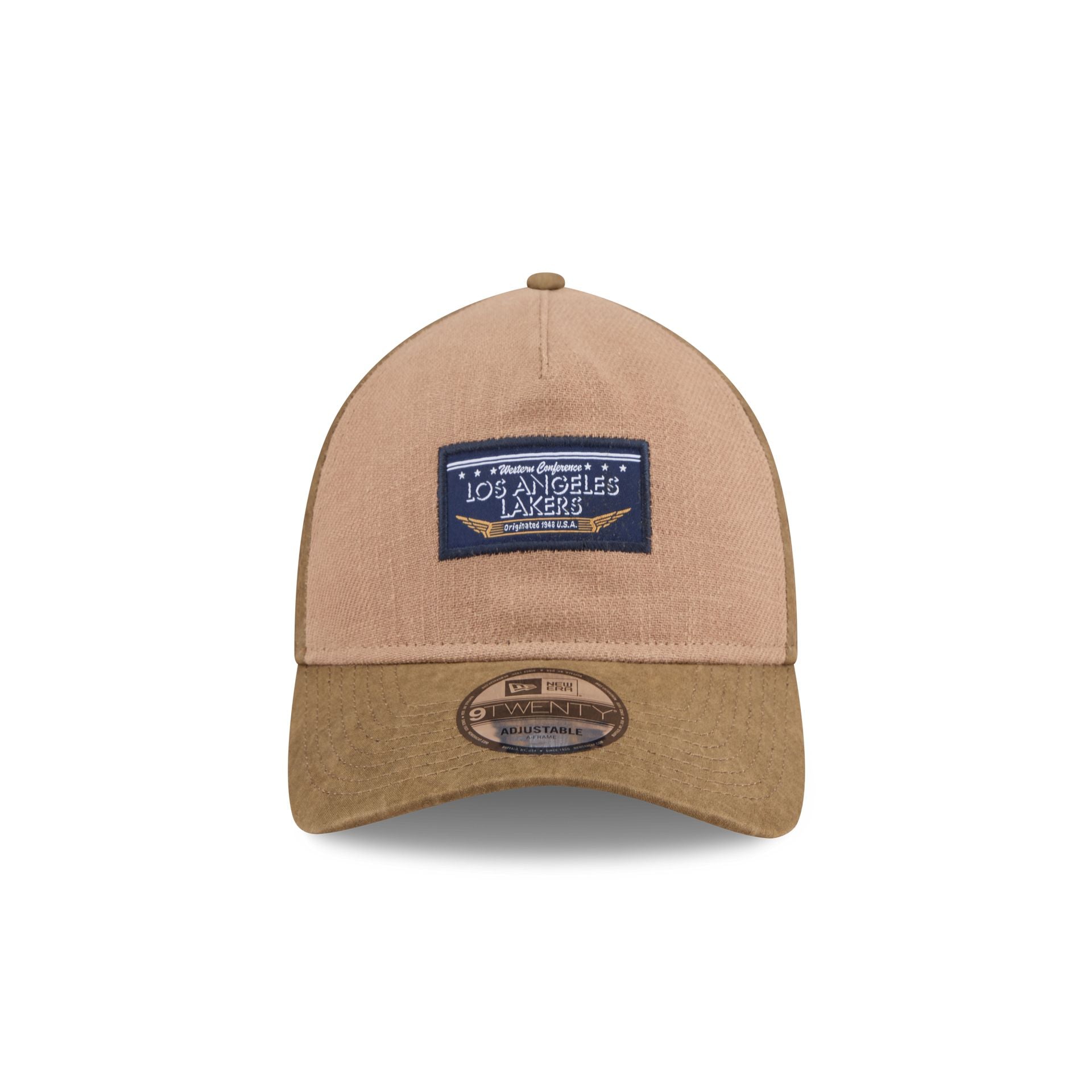 Alternative view of Los Angeles Lakers Utility Linen 9Twenty A-Frame Adjustable Hat