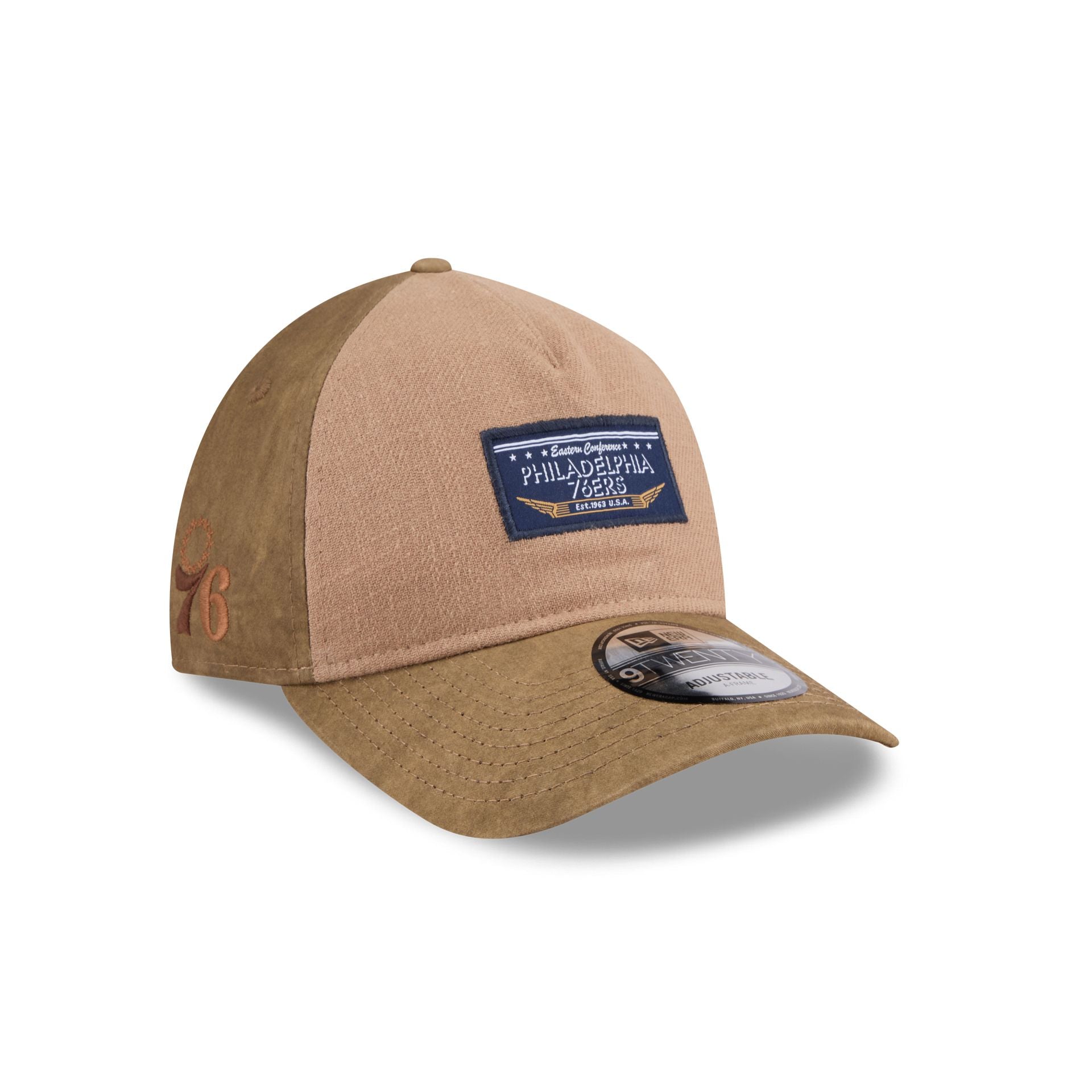 Philadelphia 76Ers Utility Linen 9Twenty A-Frame Adjustable Hat