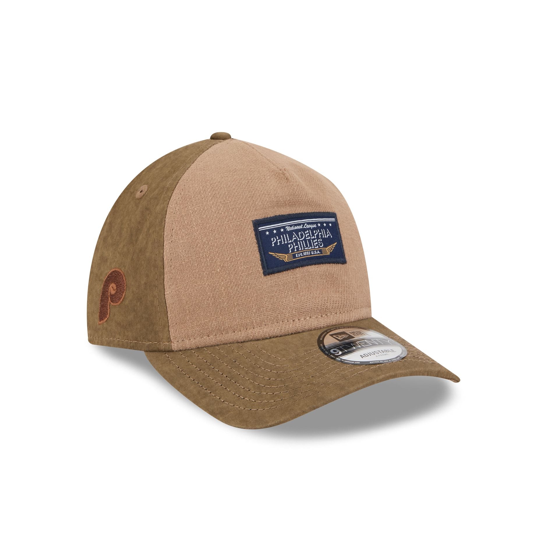 Philadelphia Phillies Utility Linen 9Twenty A-Frame Adjustable Hat