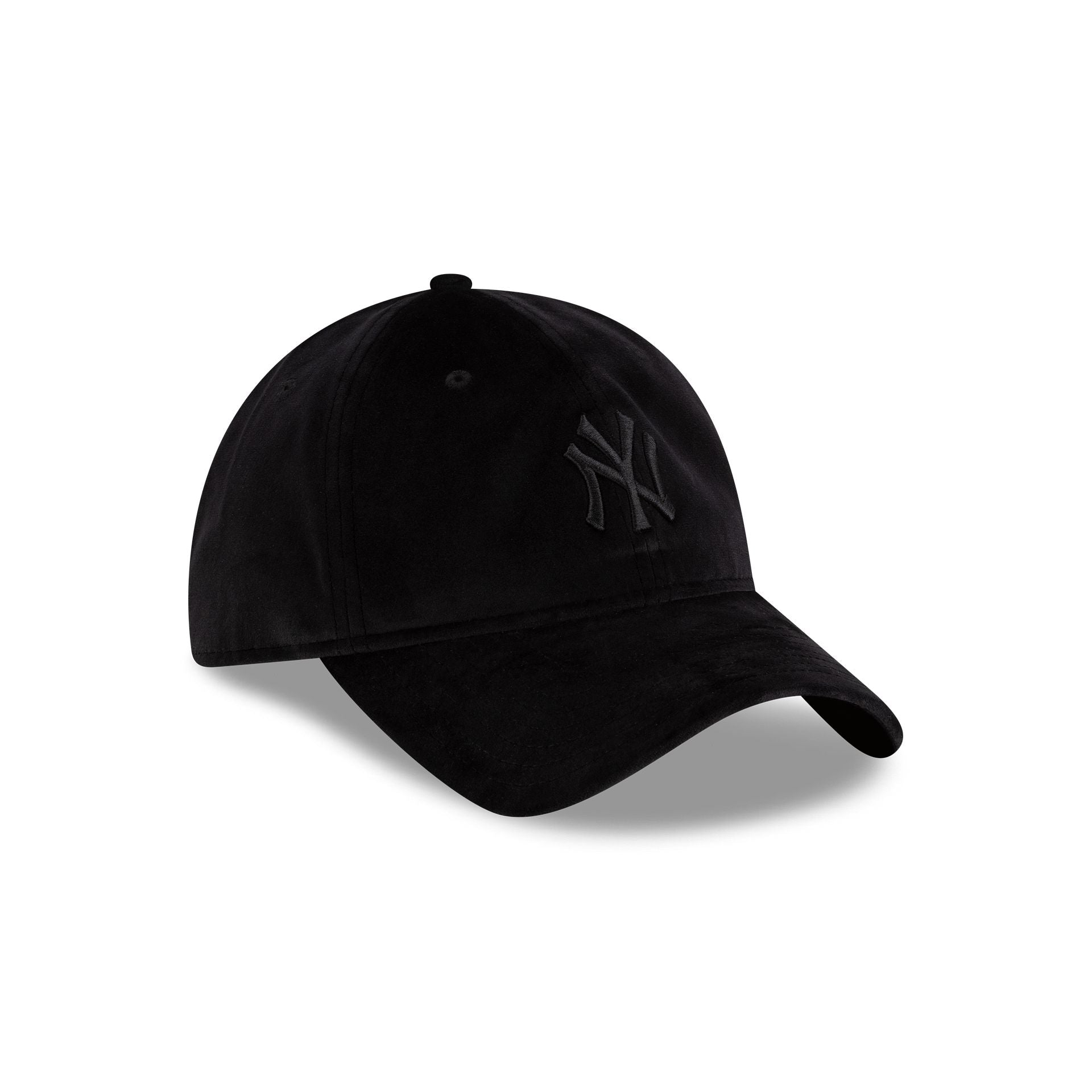 New York Yankees Black Velour 9Twenty Adjustable Hat - Image 3