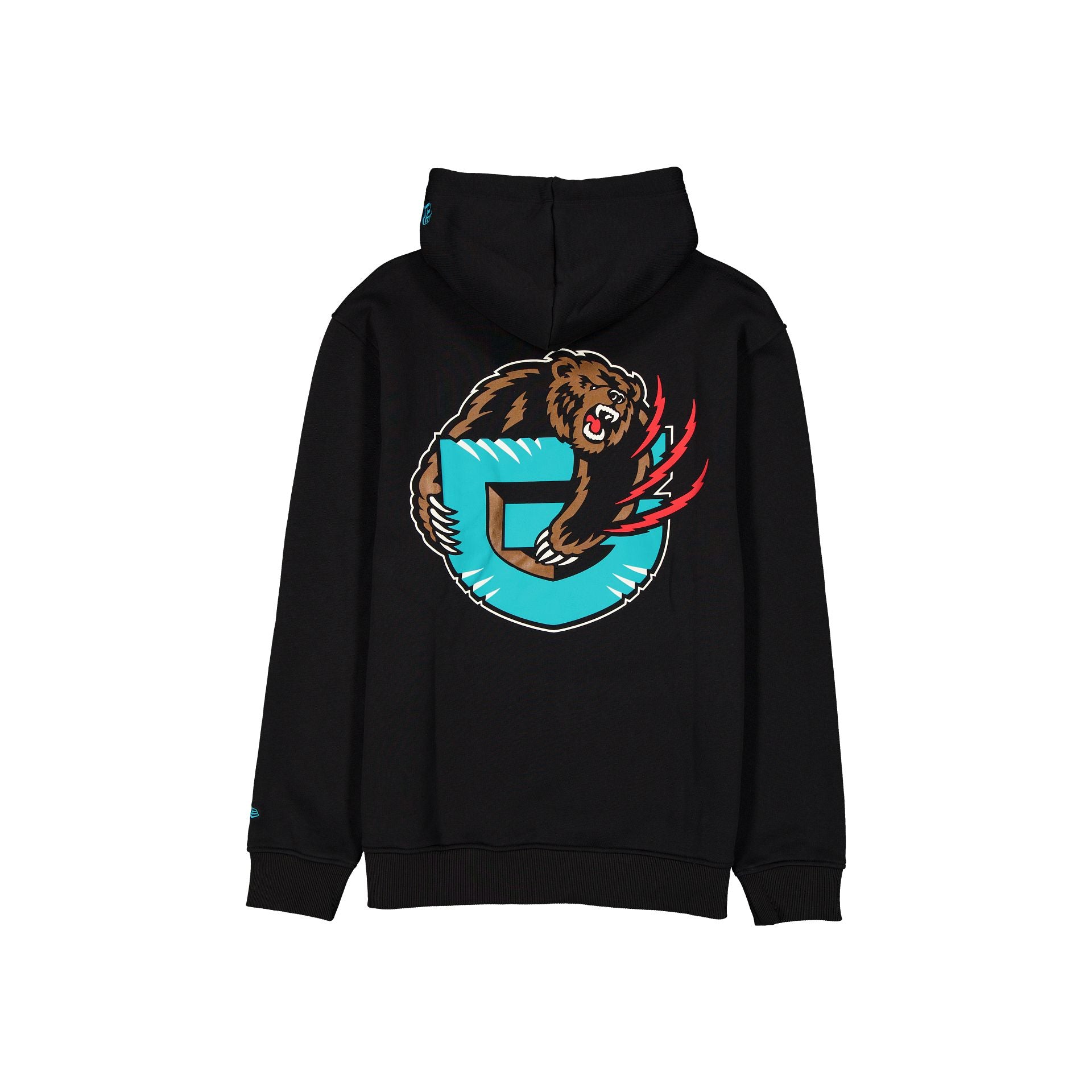 Alternative view of Vancouver Grizzlies Retro Black Hoodie