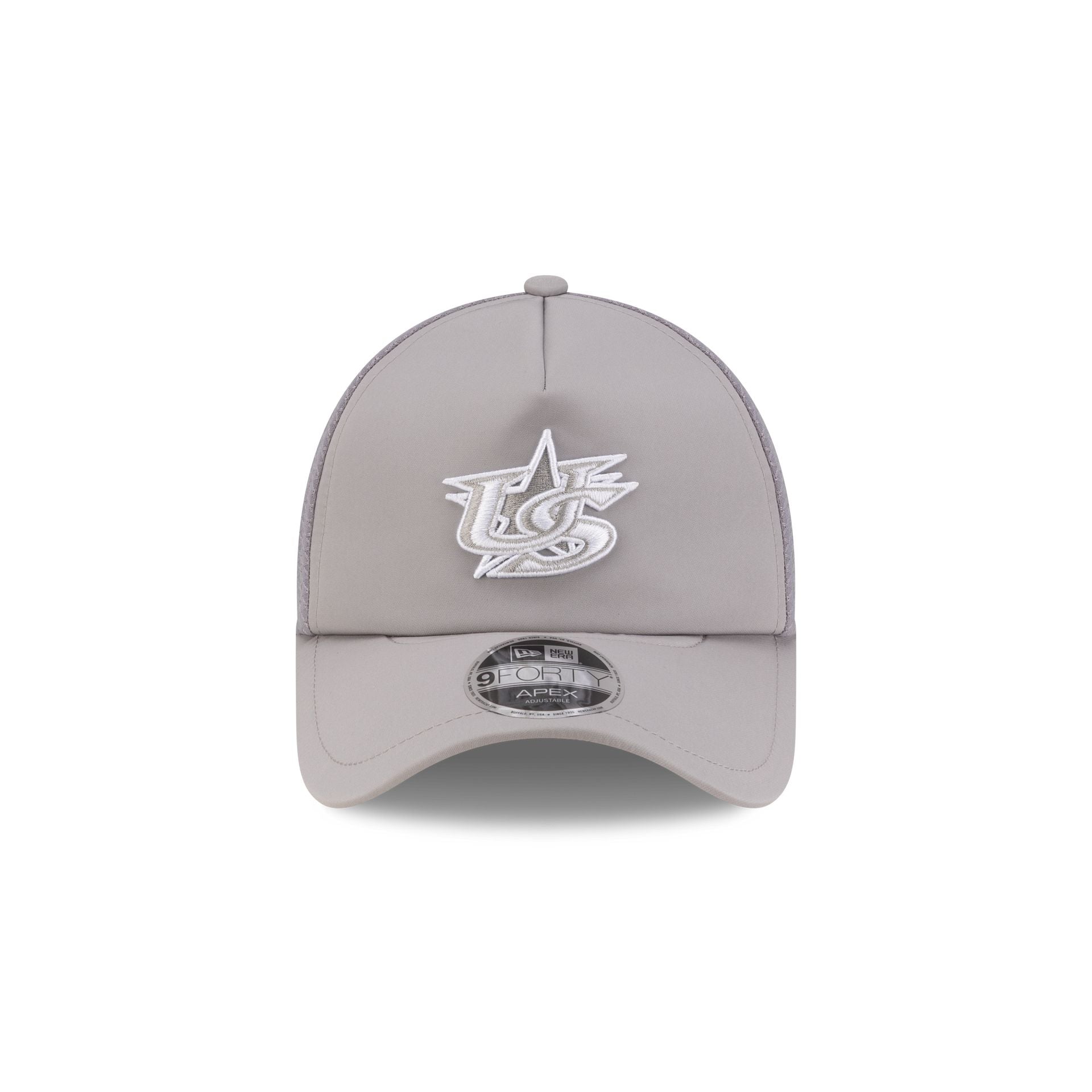 Alternative view of Usa Baseball 2026 Batting Practice Gray 9Forty Apex Trucker Hat