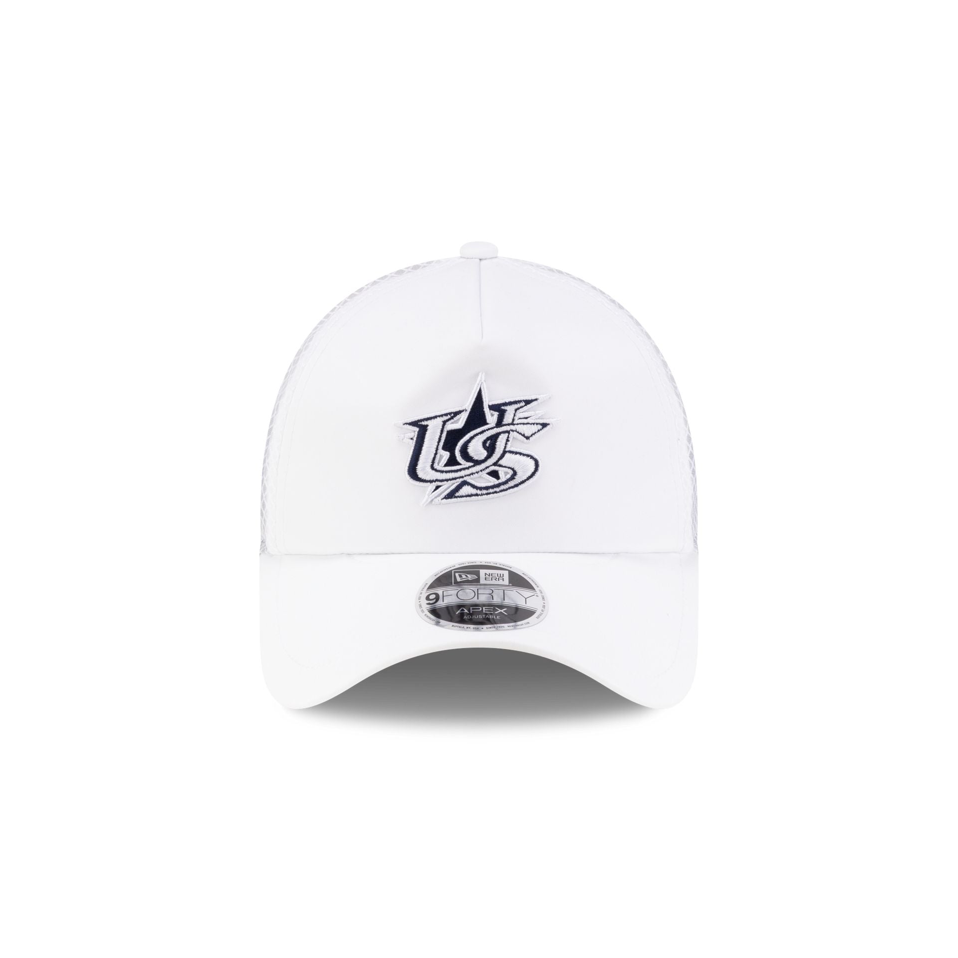 Alternative view of Usa Baseball 2026 Batting Practice White 9Forty Apex Trucker Hat