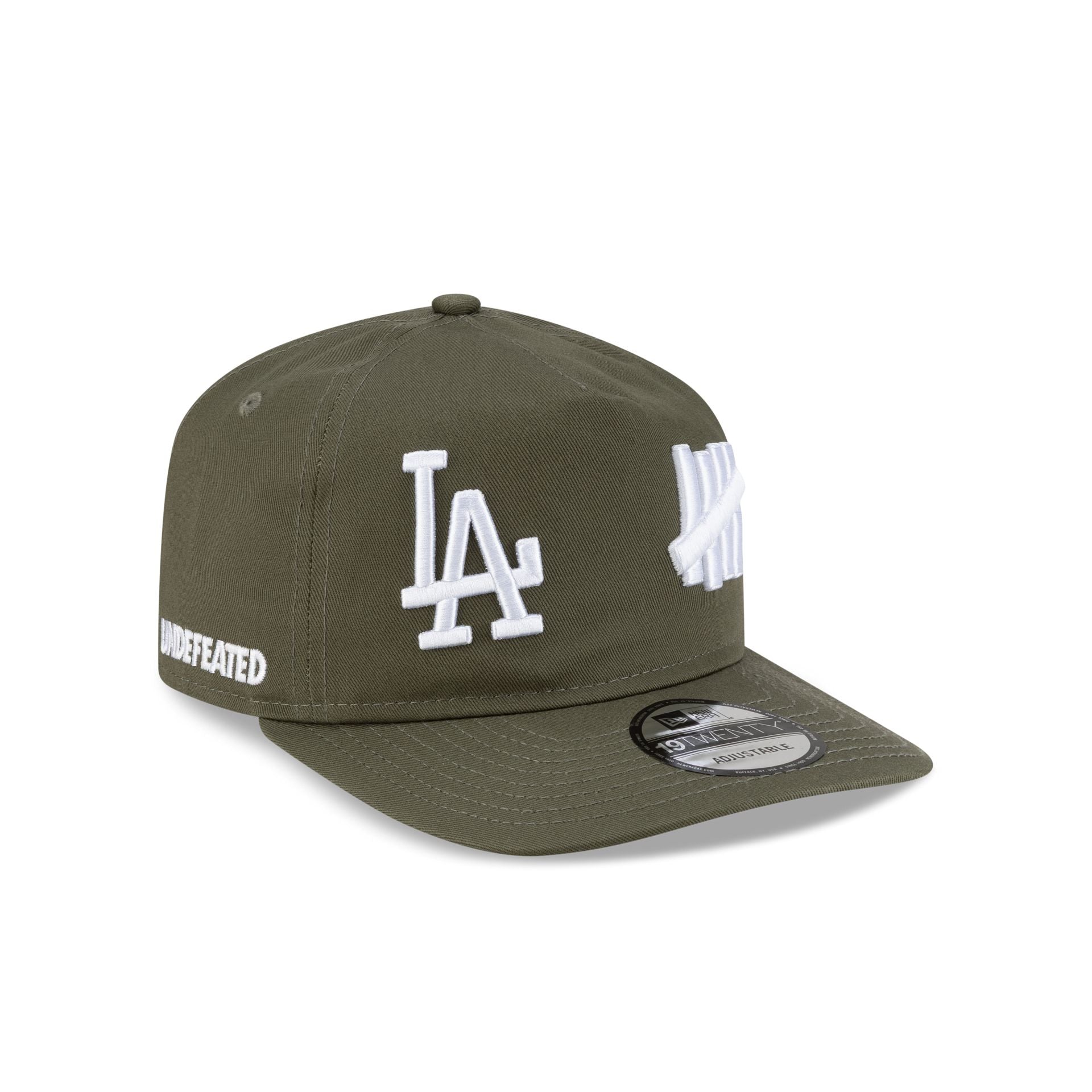 Undefeated X Los Angeles Dodgers Tally Olive 19Twenty Adjustable Hat