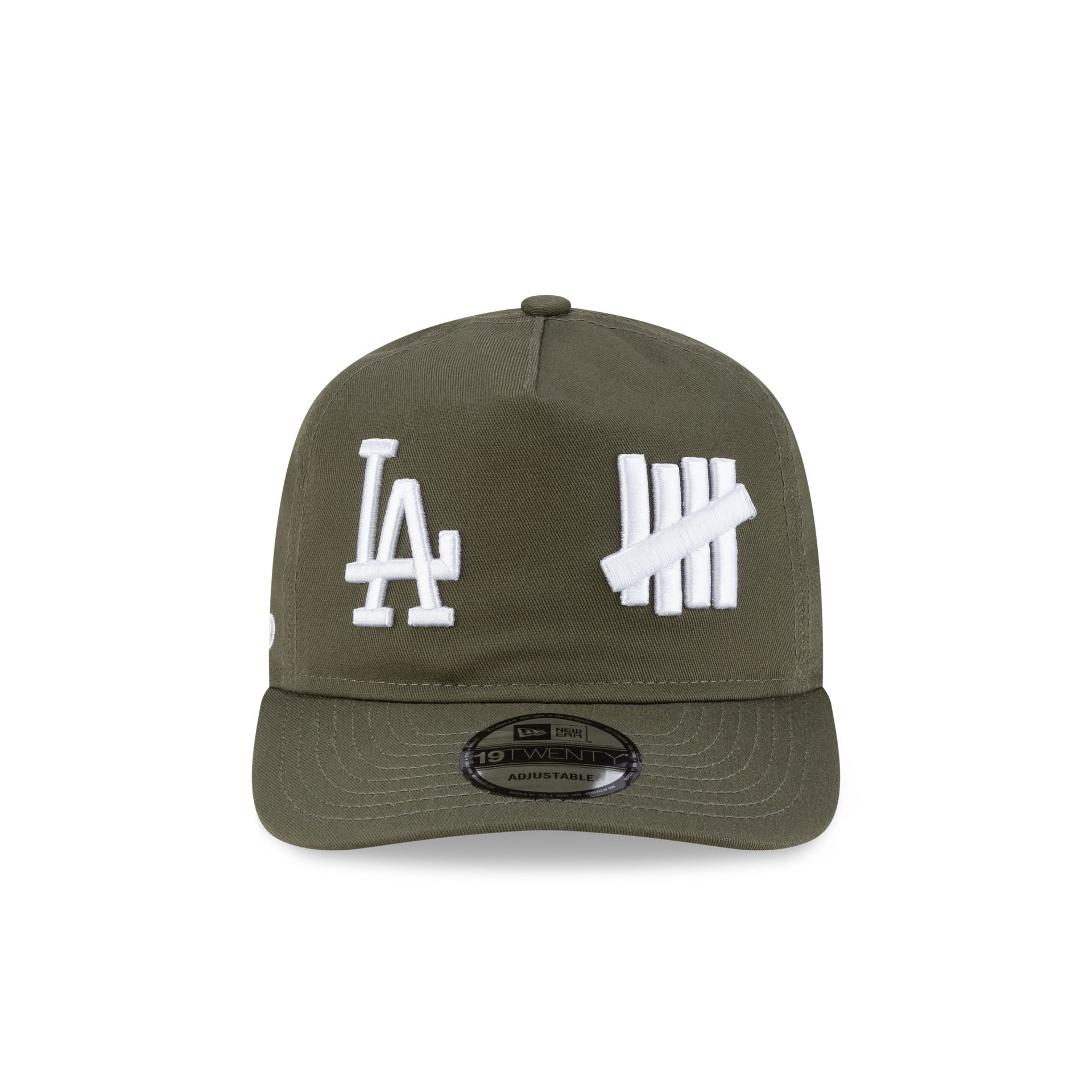 Alternative view of Undefeated X Los Angeles Dodgers Tally Olive 19Twenty Adjustable Hat