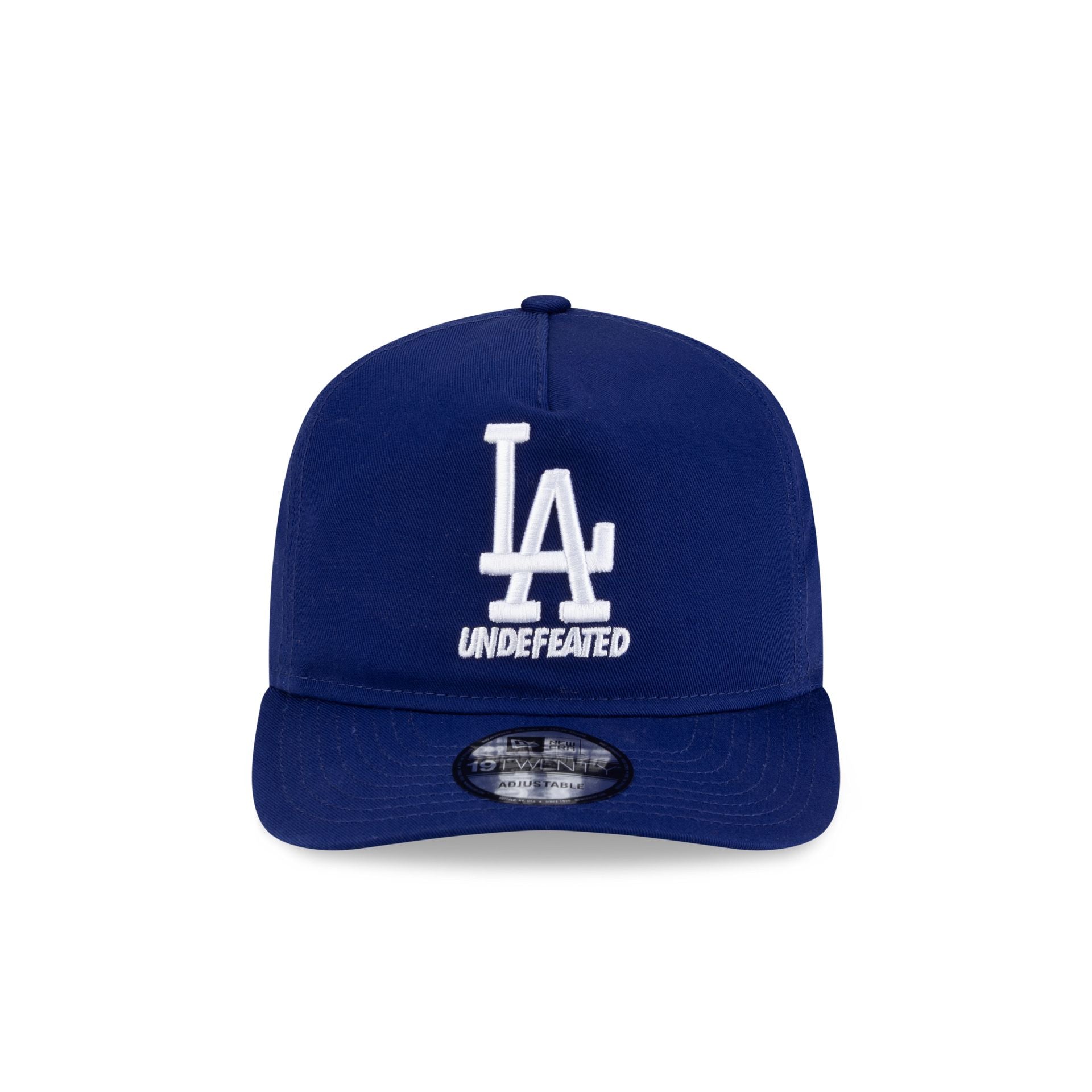 Alternative view of Undefeated X Los Angeles Dodgers Stacked Blue 19Twenty Adjustable Hat