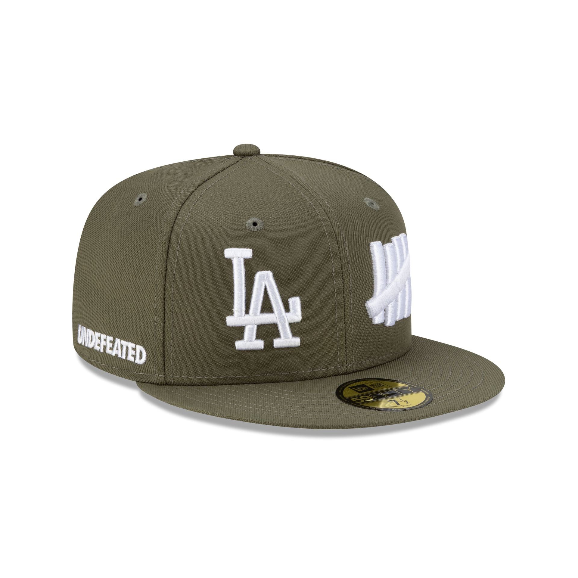 Undefeated X Los Angeles Dodgers Tally Olive 59Fifty Fitted Hat