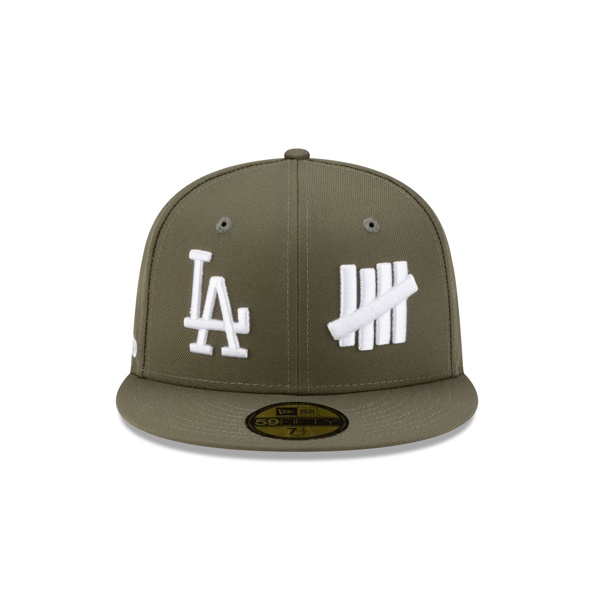 Alternative view of Undefeated X Los Angeles Dodgers Tally Olive 59Fifty Fitted Hat