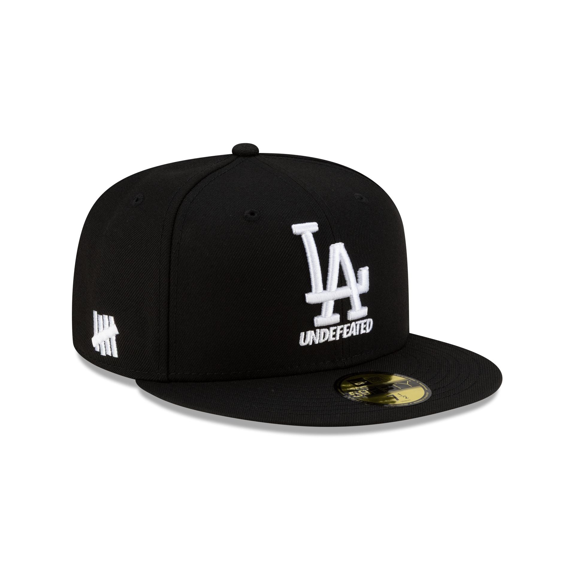 Undefeated X Los Angeles Dodgers Stacked Black 59Fifty Fitted Hat