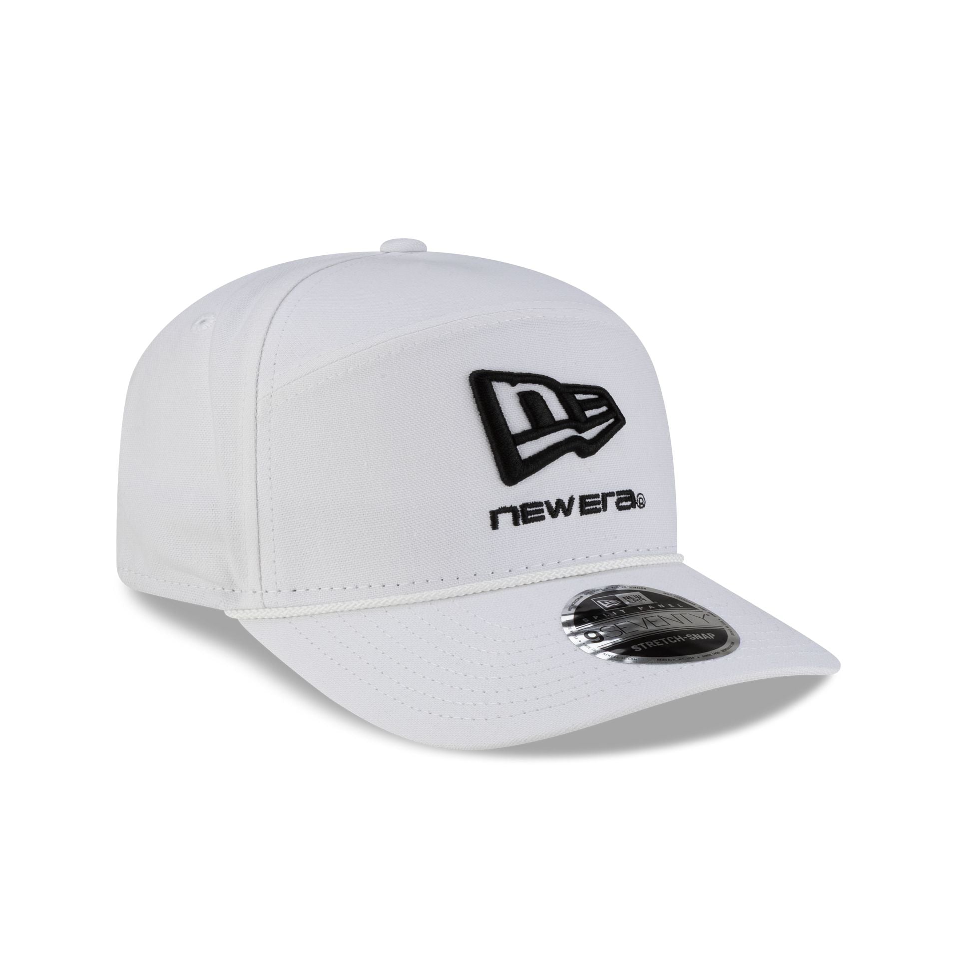 New Era Cap White Split Panel 9Seventy Stretch-Snap Hat - Image 3