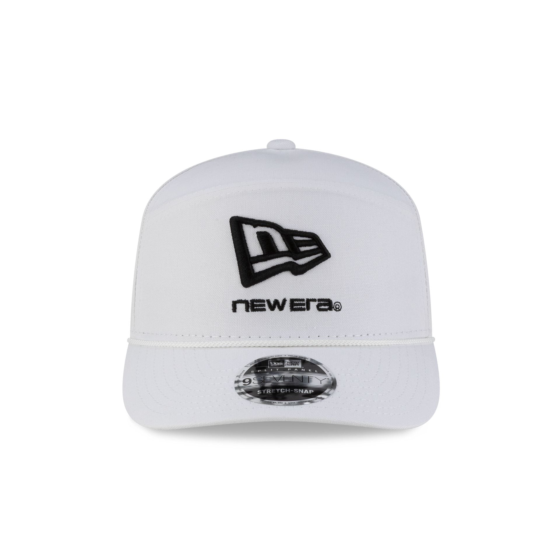 New Era Cap White Split Panel 9Seventy Stretch-Snap Hat - Image 2
