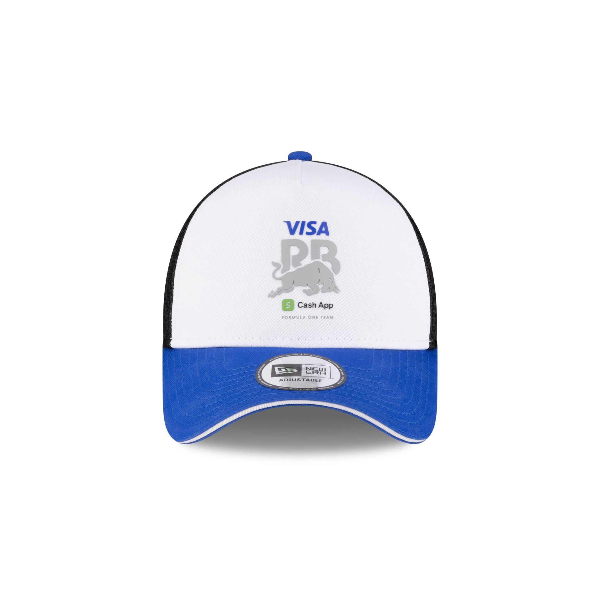 Alternative view of Visa Cash App Racing Bulls Essential White 9Forty A-Frame Trucker Hat