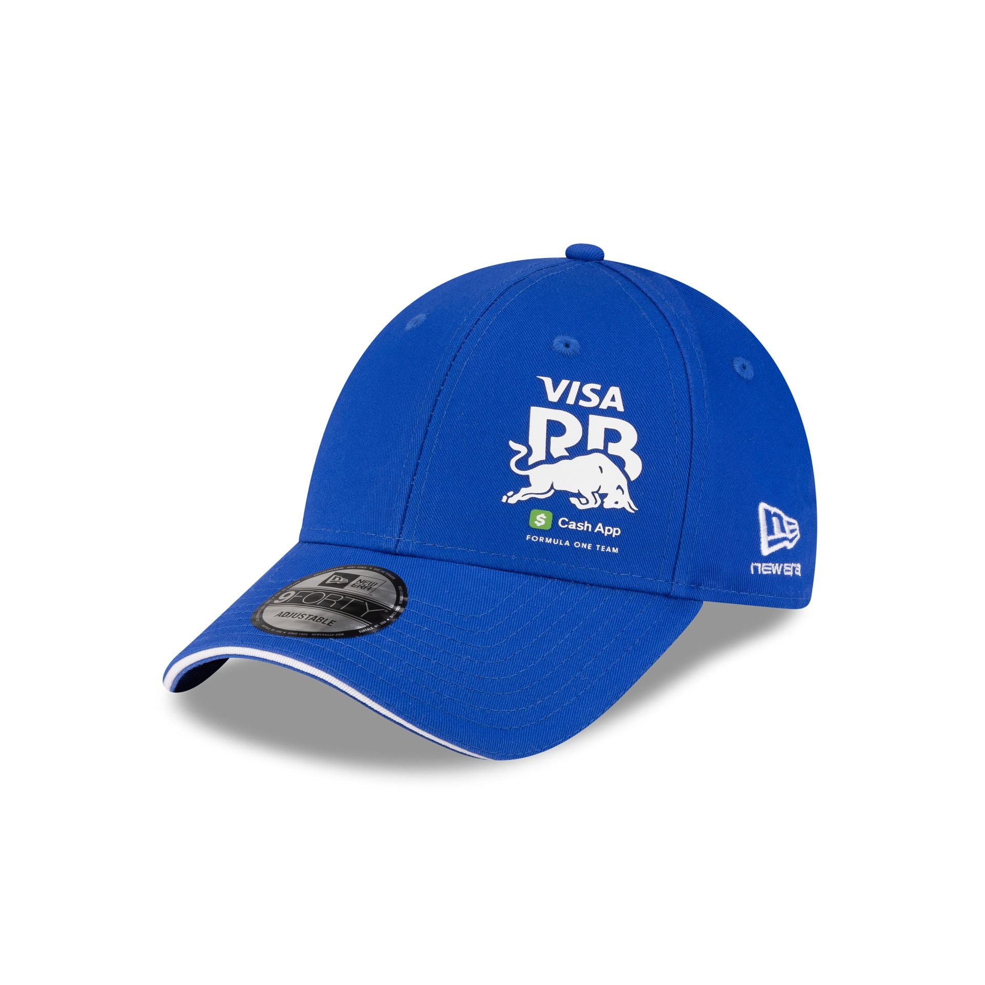 Visa Cash App Racing Bulls Essential Blue 9Forty Adjustable Hat
