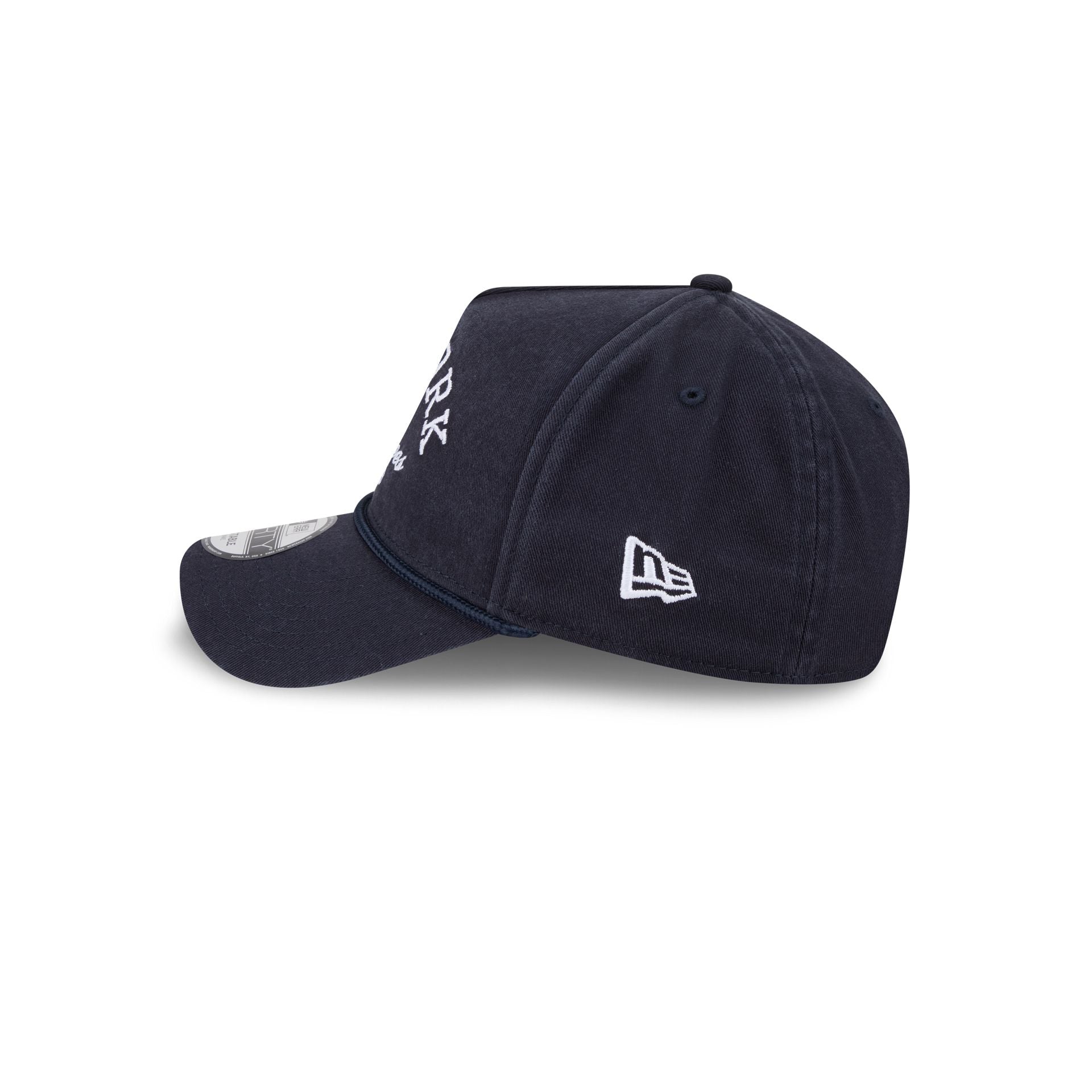 New York Yankees Stacked Rope 9Forty A-Frame Snapback Hat - Image 4