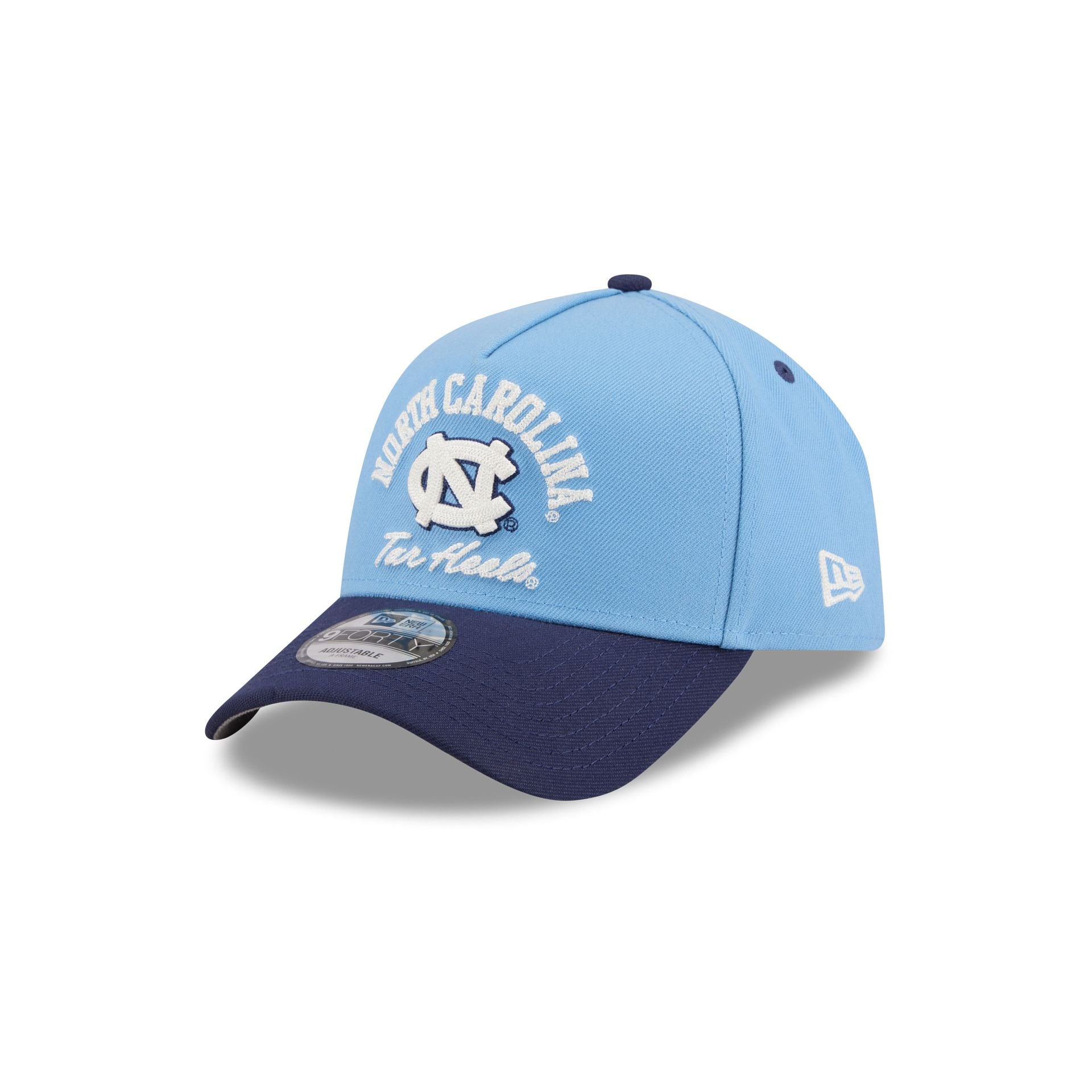 North Carolina Tar Heels Arched 9Forty A-Frame Snapback Hat - Image 3