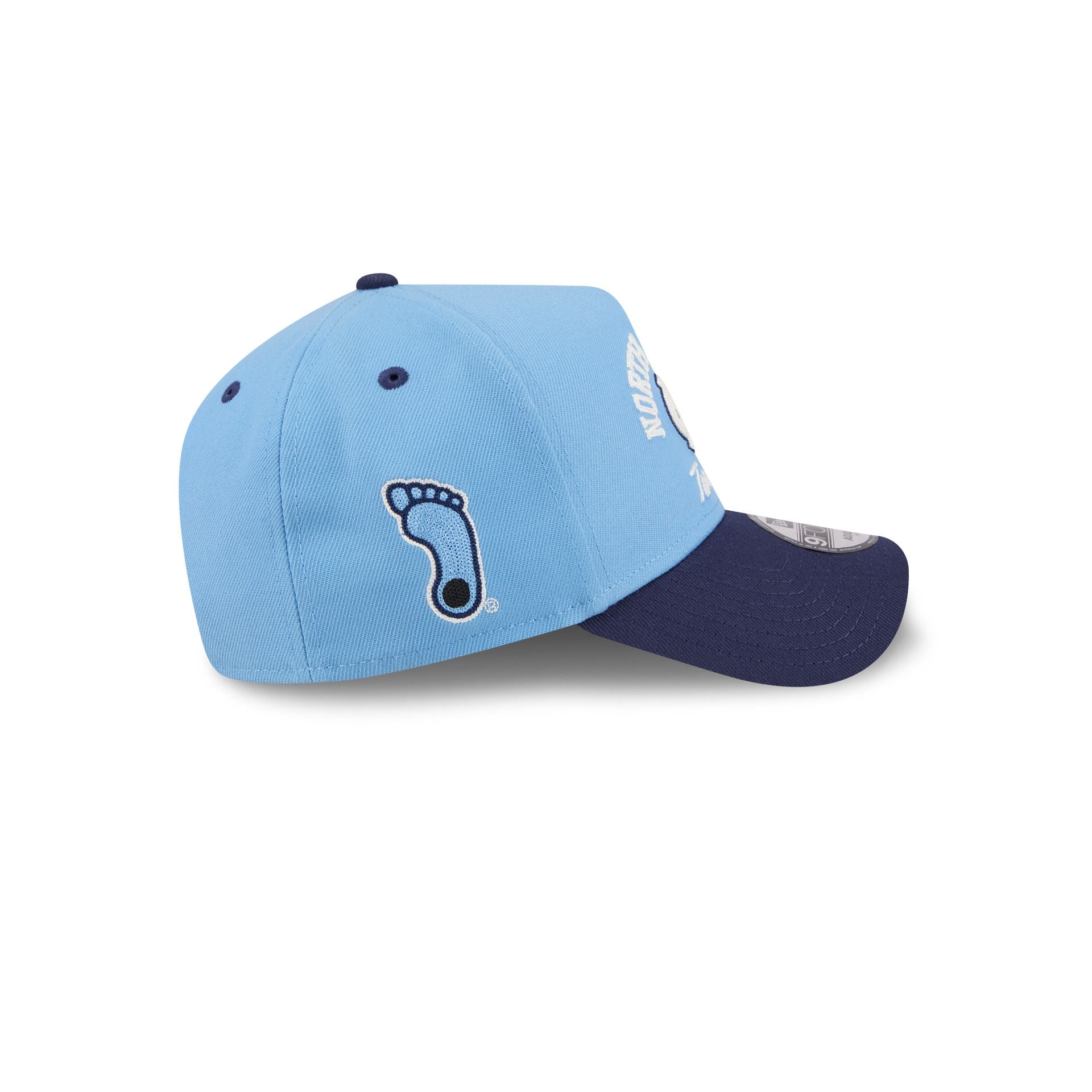 North Carolina Tar Heels Arched 9Forty A-Frame Snapback Hat - Image 4