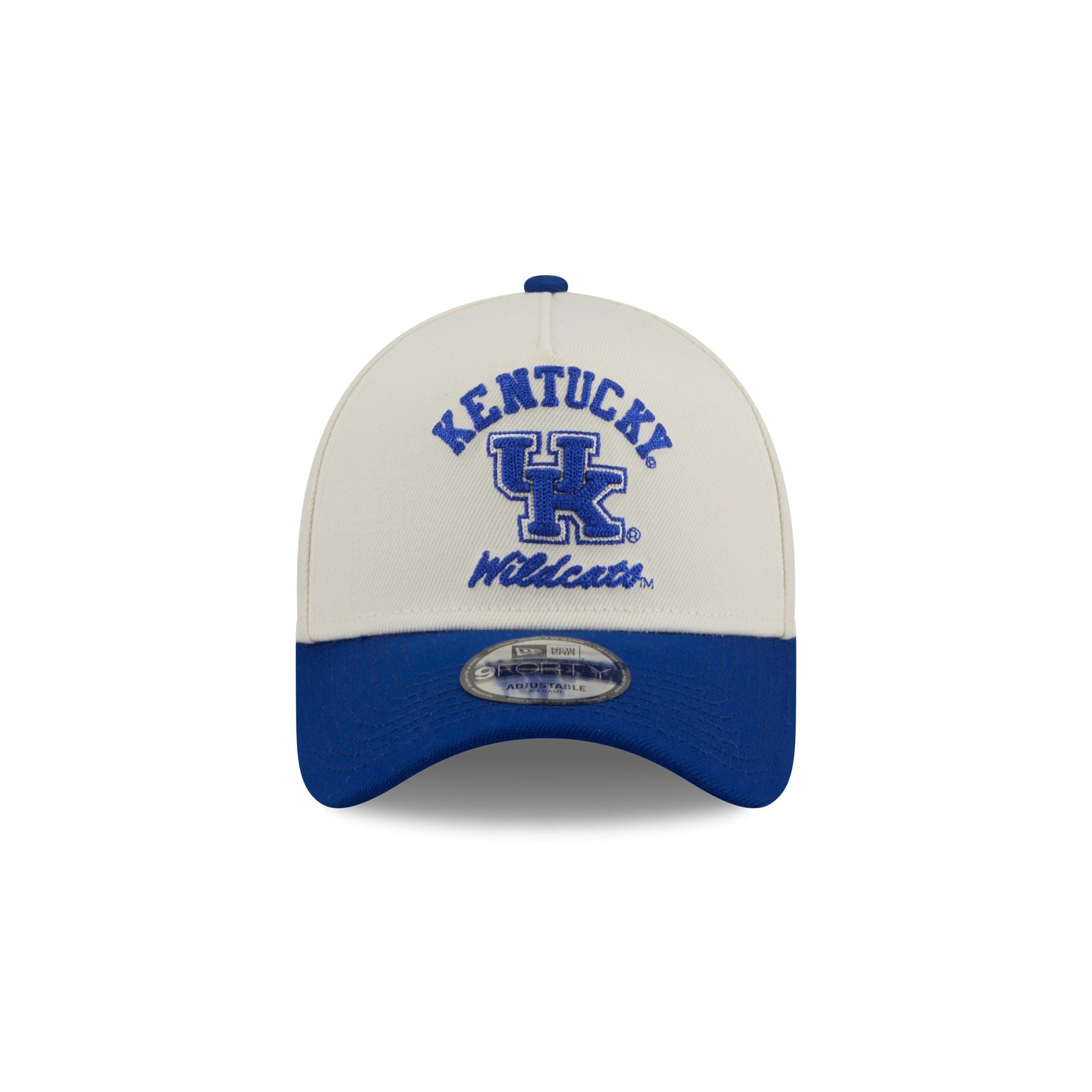 Alternative view of Kentucky Wildcats Chrome White Arched 9Forty A-Frame Snapback Hat