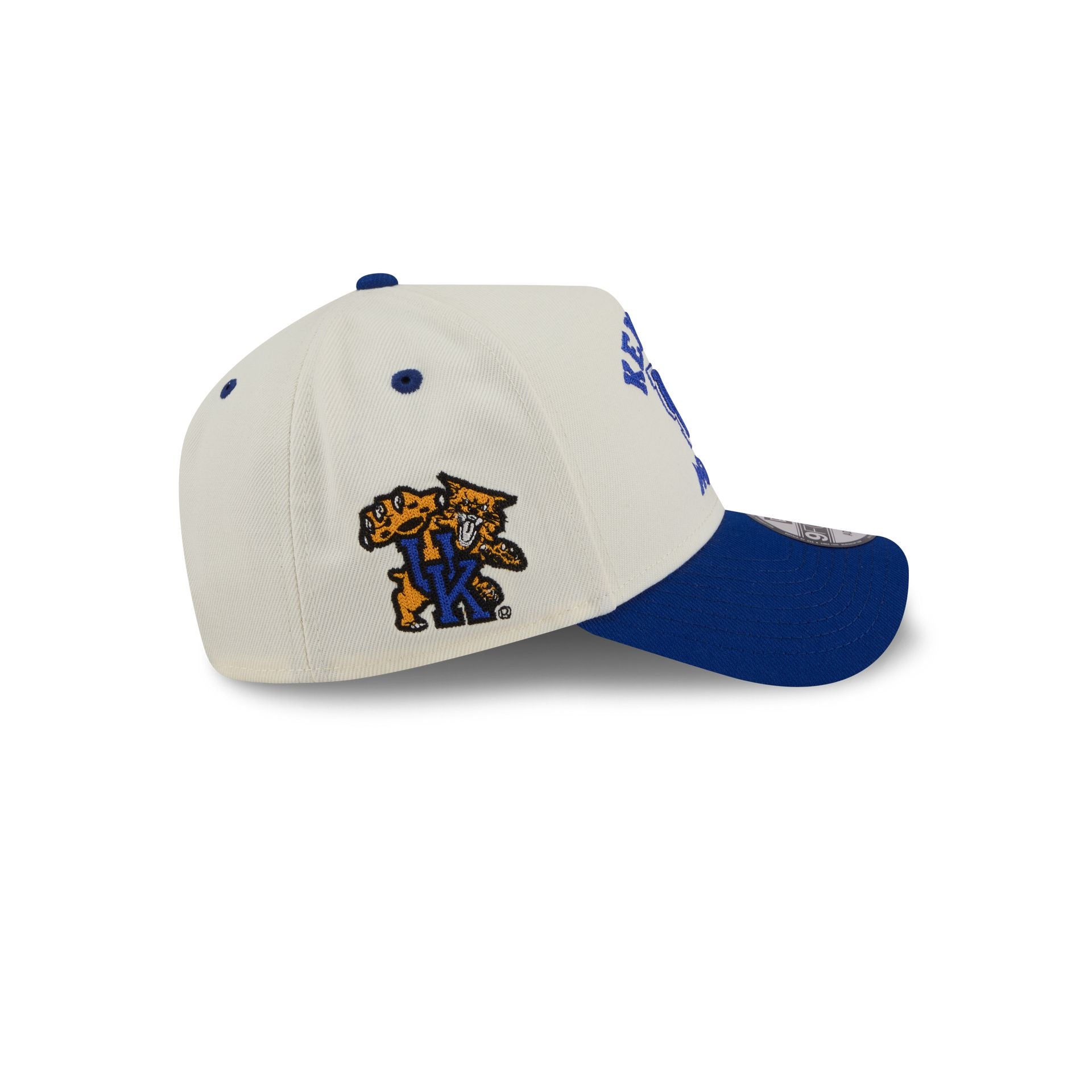 Kentucky Wildcats Chrome White Arched 9Forty A-Frame Snapback Hat - Image 4
