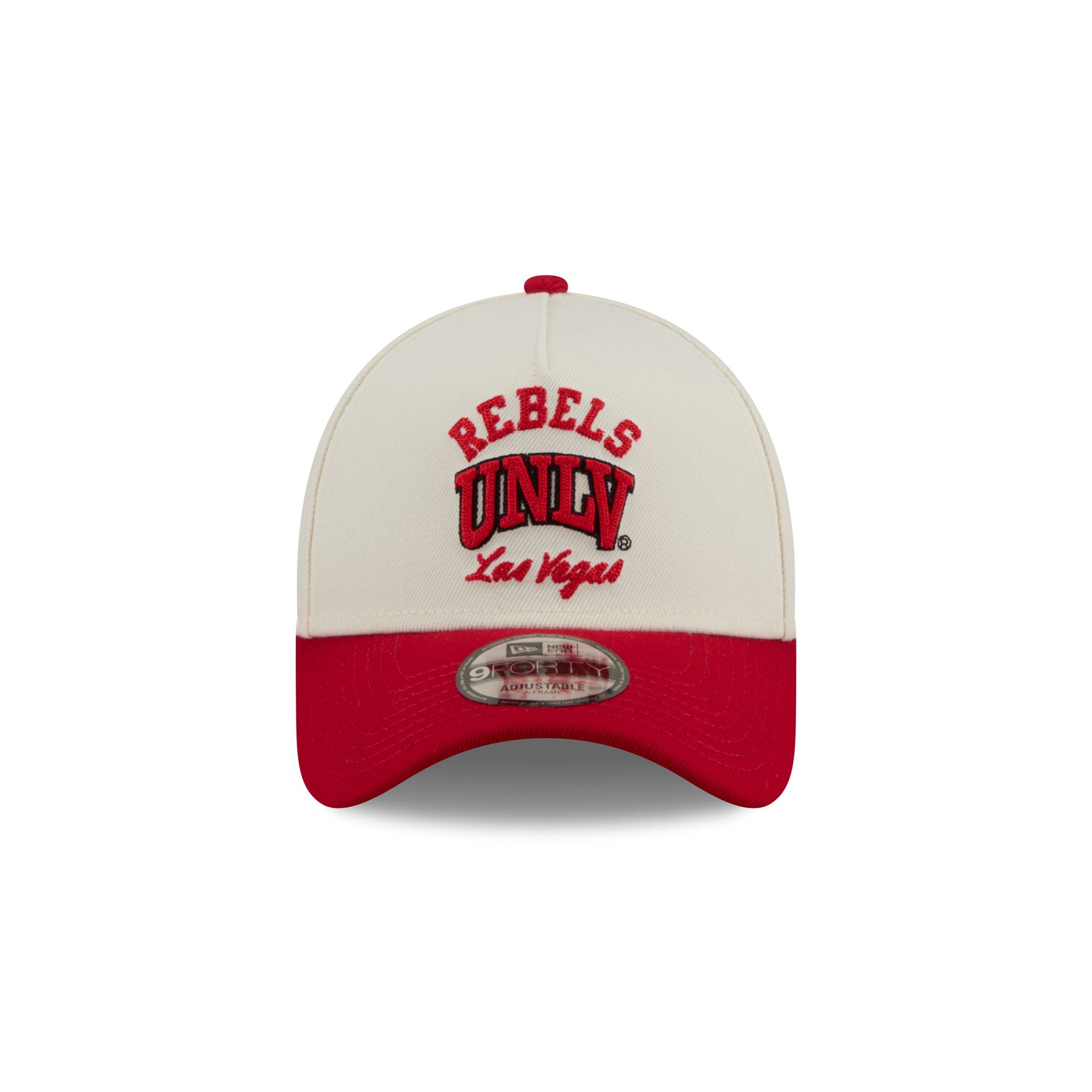 Alternative view of Unlv Runnin' Rebels Chrome White Arched 9Forty A-Frame Snapback Hat