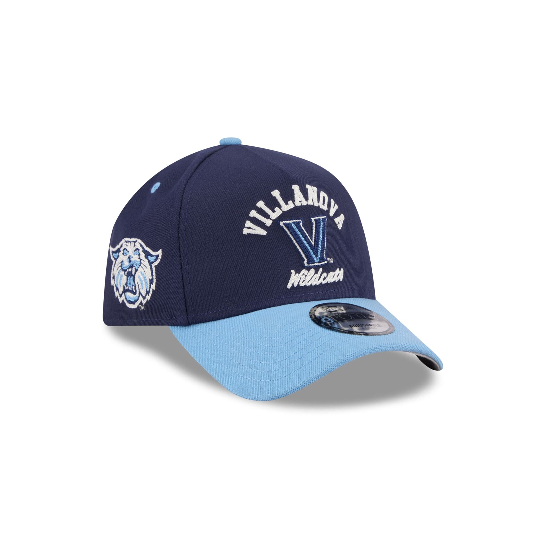 Villanova Wildcats Arched 9Forty A-Frame Snapback Hat