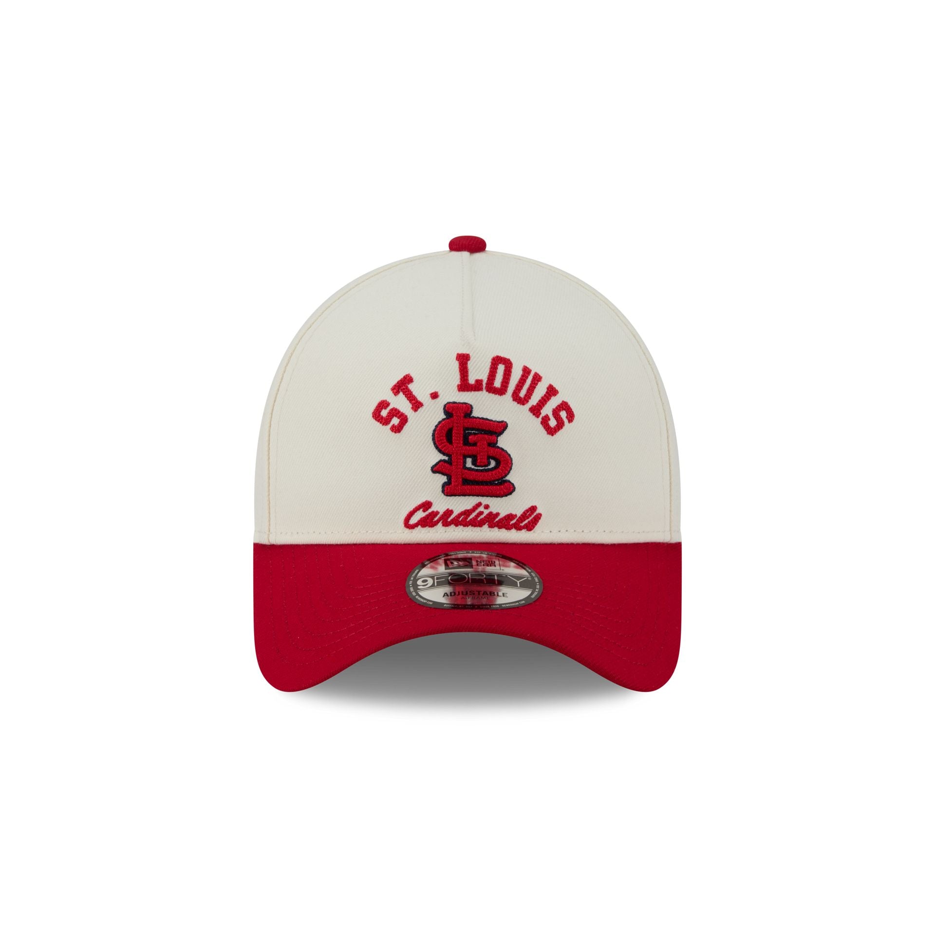 Alternative view of St. Louis Cardinals Chrome White Arched 9Forty A-Frame Snapback Hat