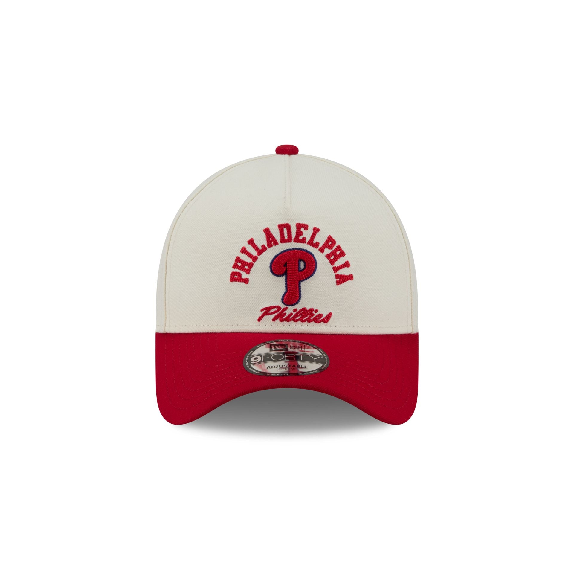 Alternative view of Philadelphia Phillies Chrome White Arched 9Forty A-Frame Snapback Hat