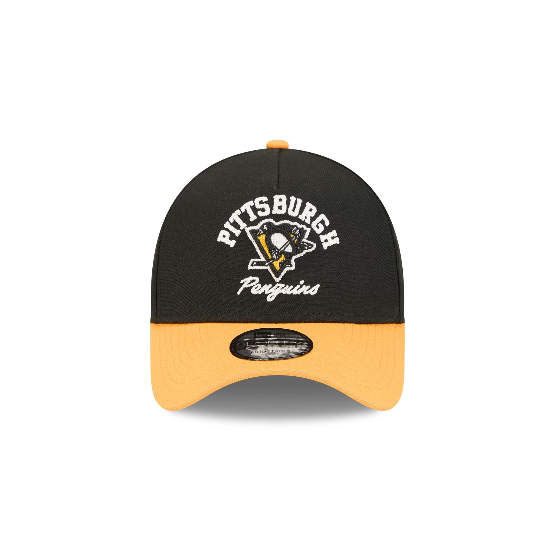 Alternative view of Pittsburgh Penguins Arched 9Forty A-Frame Snapback Hat