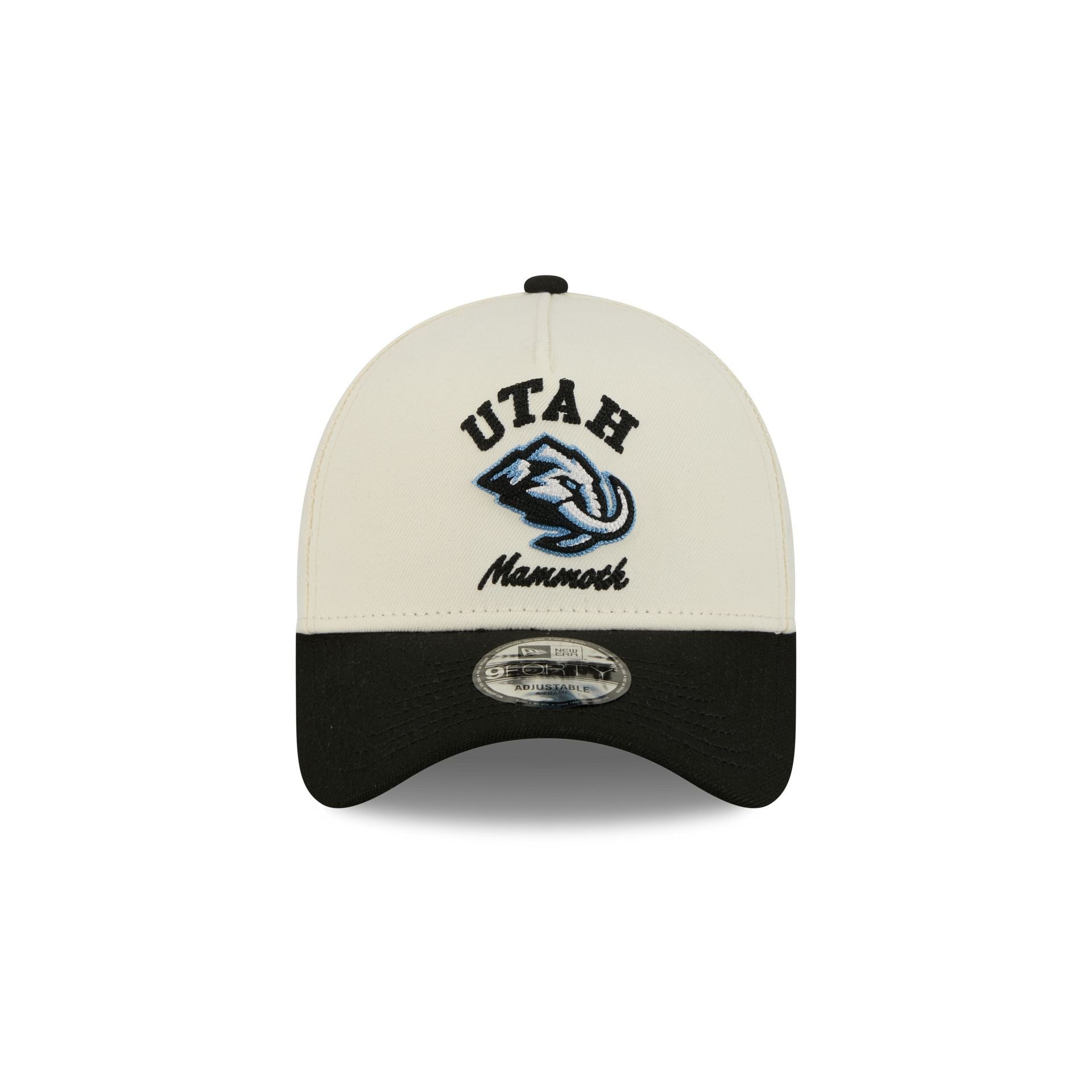 Alternative view of Utah Mammoth Chrome White Arched 9Forty A-Frame Snapback Hat