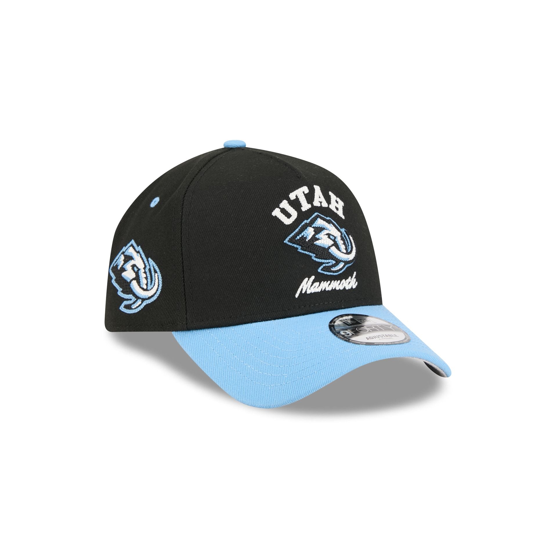 Utah Mammoth Arched 9Forty A-Frame Snapback Hat
