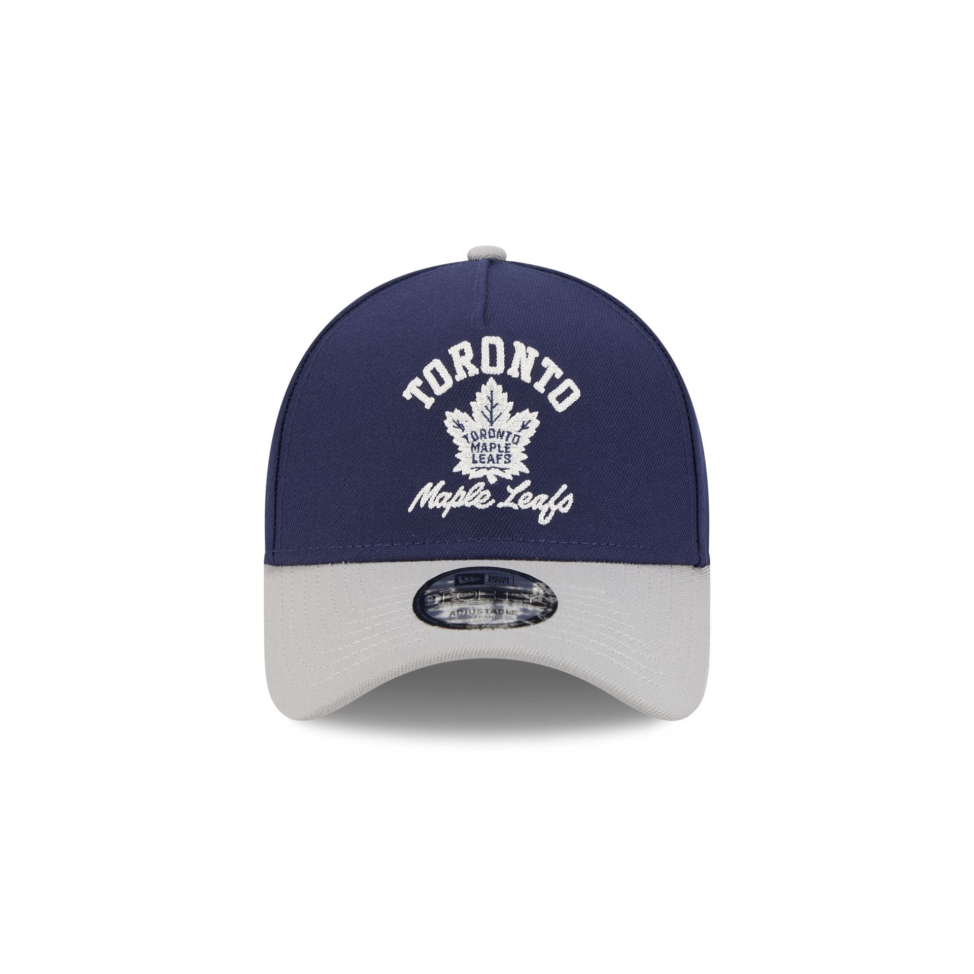 Alternative view of Toronto Maple Leafs Arched 9Forty A-Frame Snapback Hat