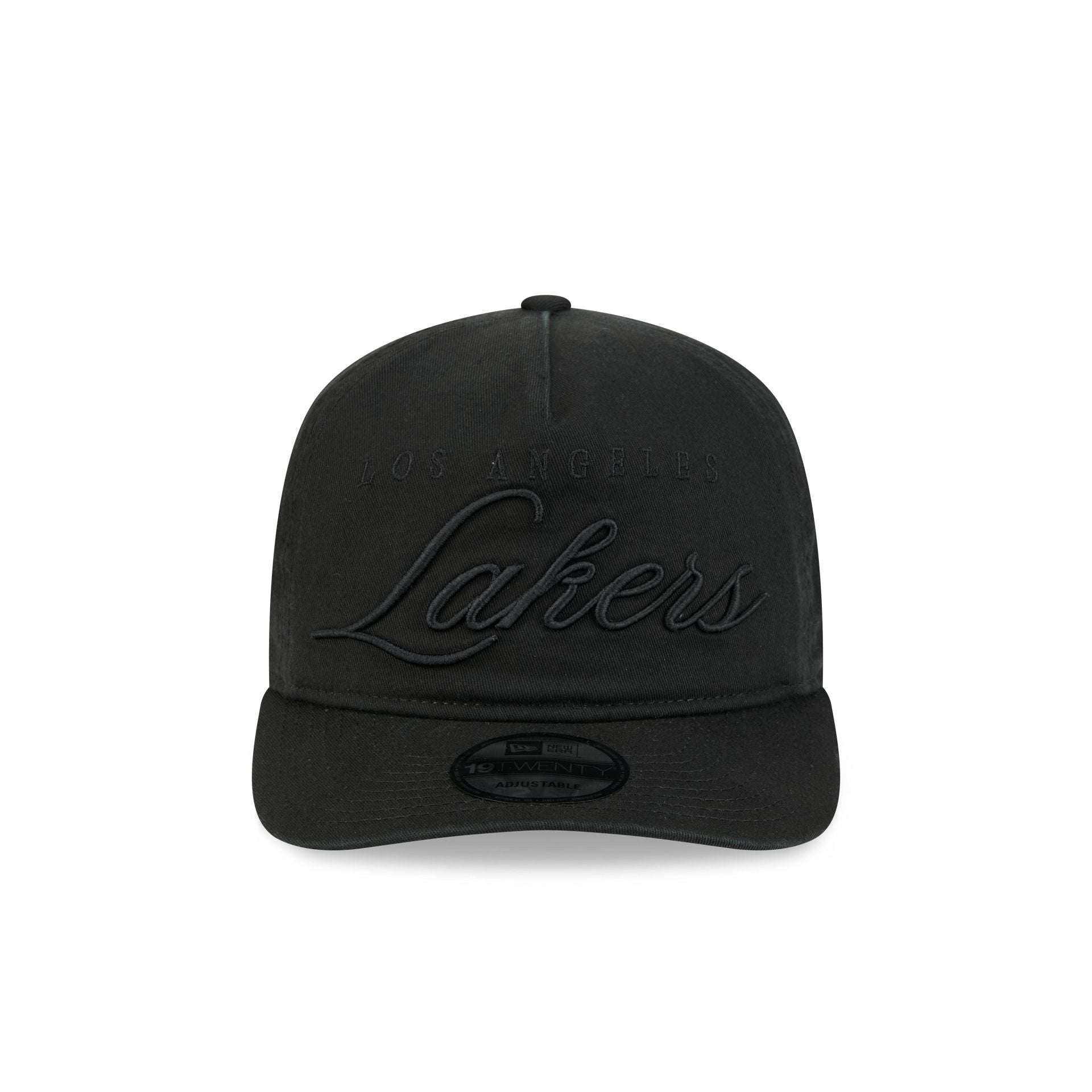 Alternative view of Los Angeles Lakers All Black Scripted 19Twenty Adjustable Hat