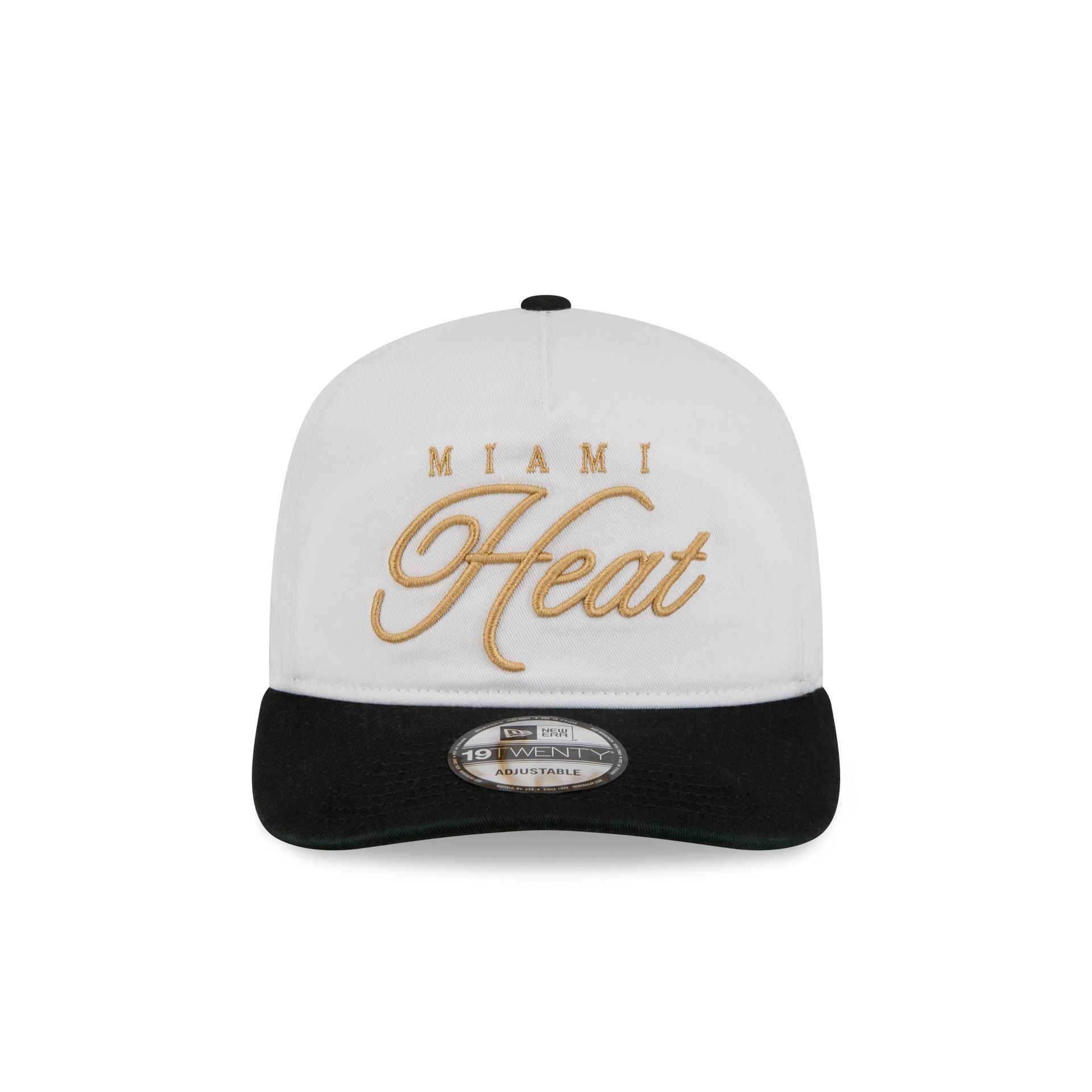 Alternative view of Miami Heat Gold Scripted 19Twenty Adjustable Hat
