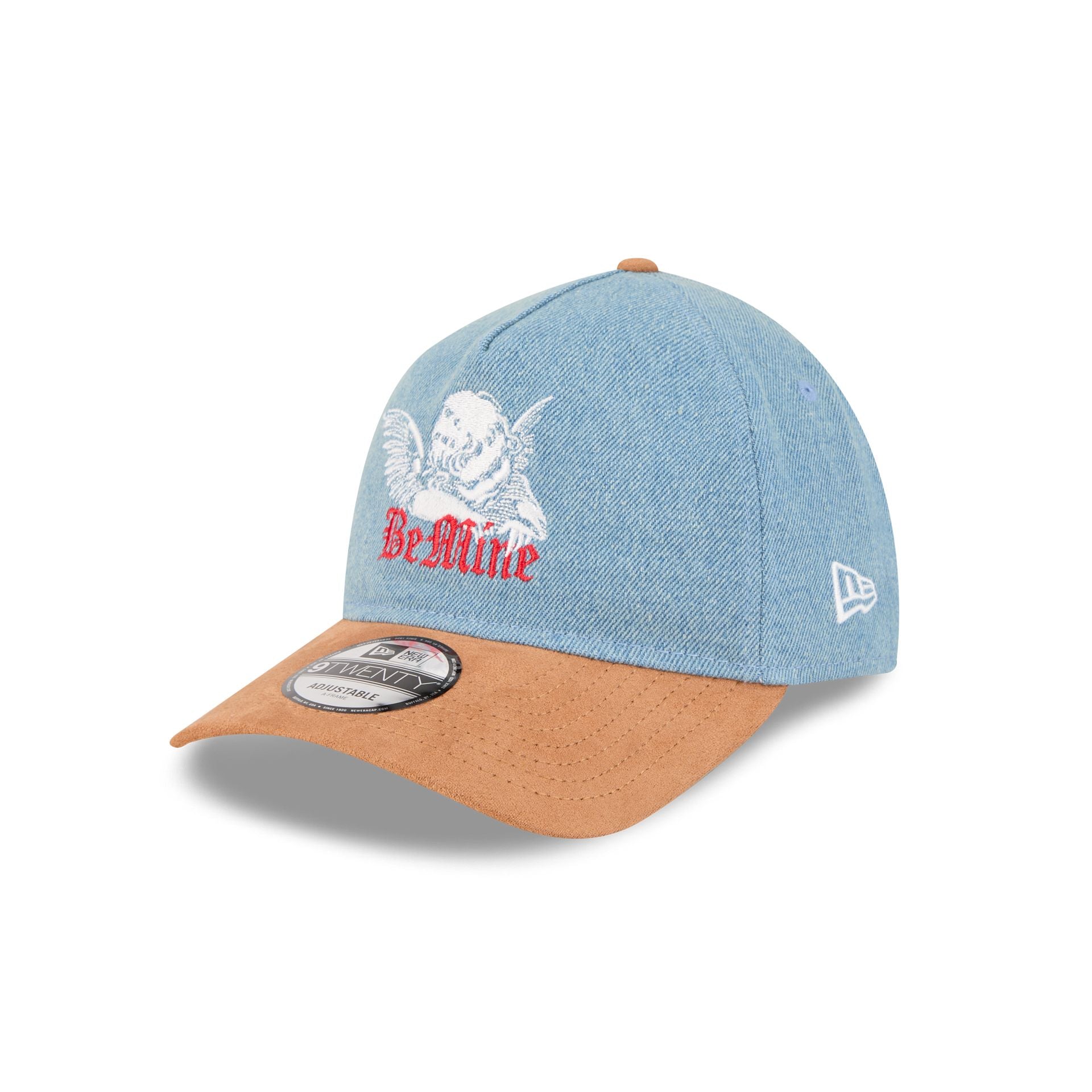 New Era Cap Be Mine Denim Cherub 9Twenty A-Frame Adjustable Hat