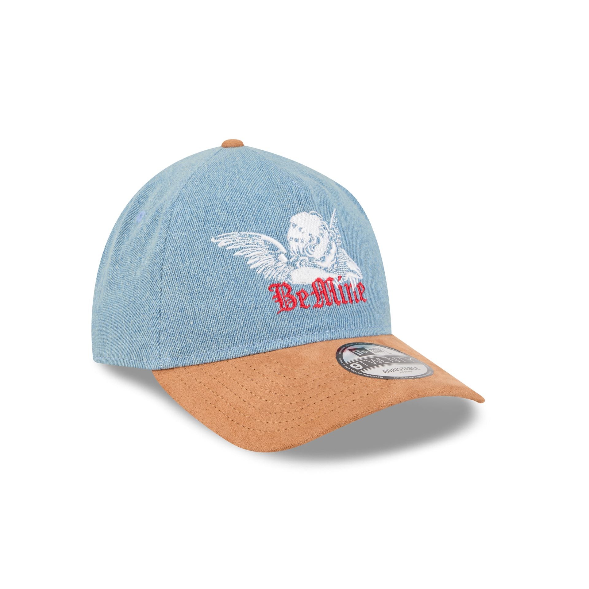 New Era Cap Be Mine Denim Cherub 9Twenty A-Frame Adjustable Hat - Image 3