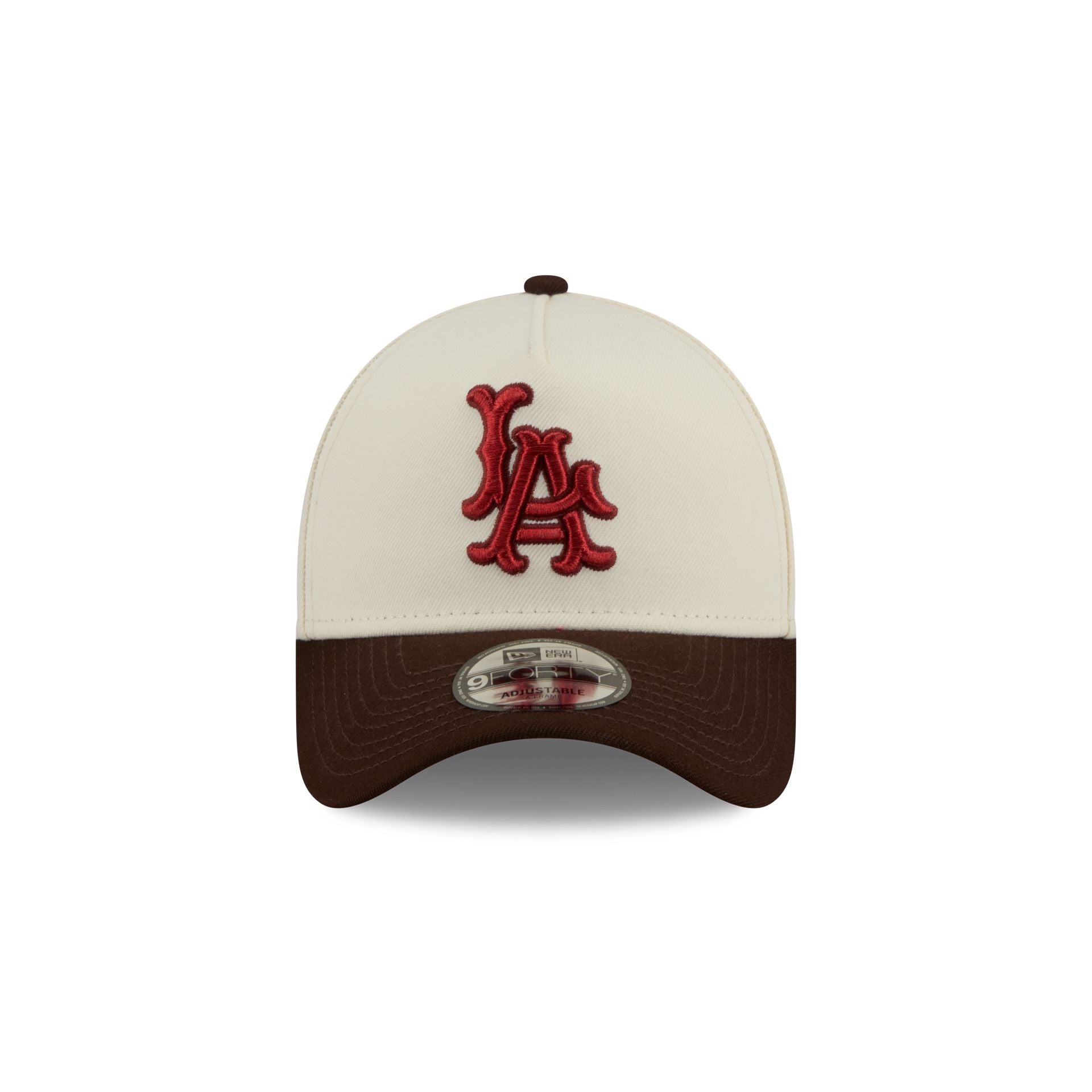 Alternative view of Los Angeles Angels City Script 9Forty A-Frame Snapback Hat