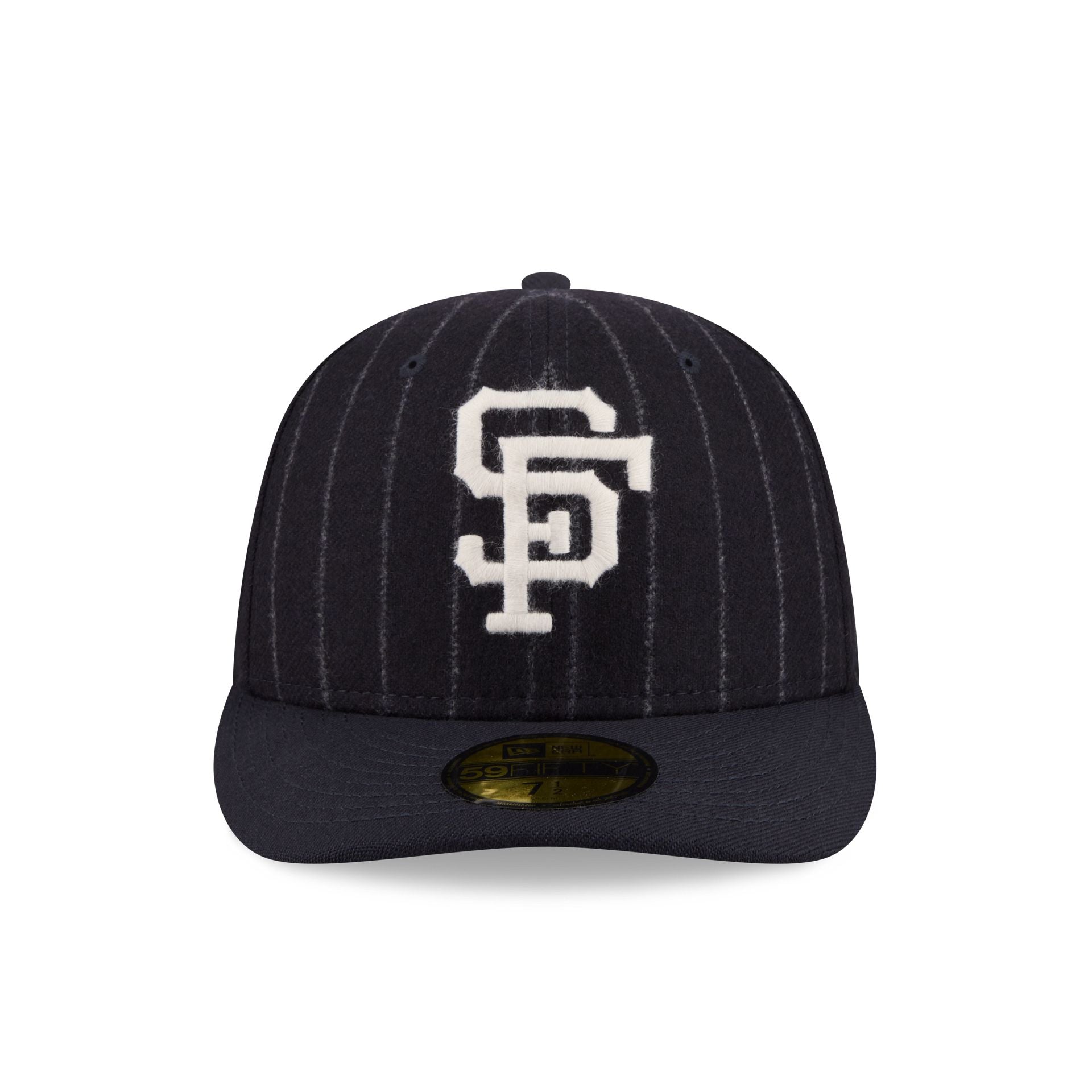 Alternative view of San Francisco Giants Pinstripe Merino & Cashmere Moon 59Fifty Fitted Hat