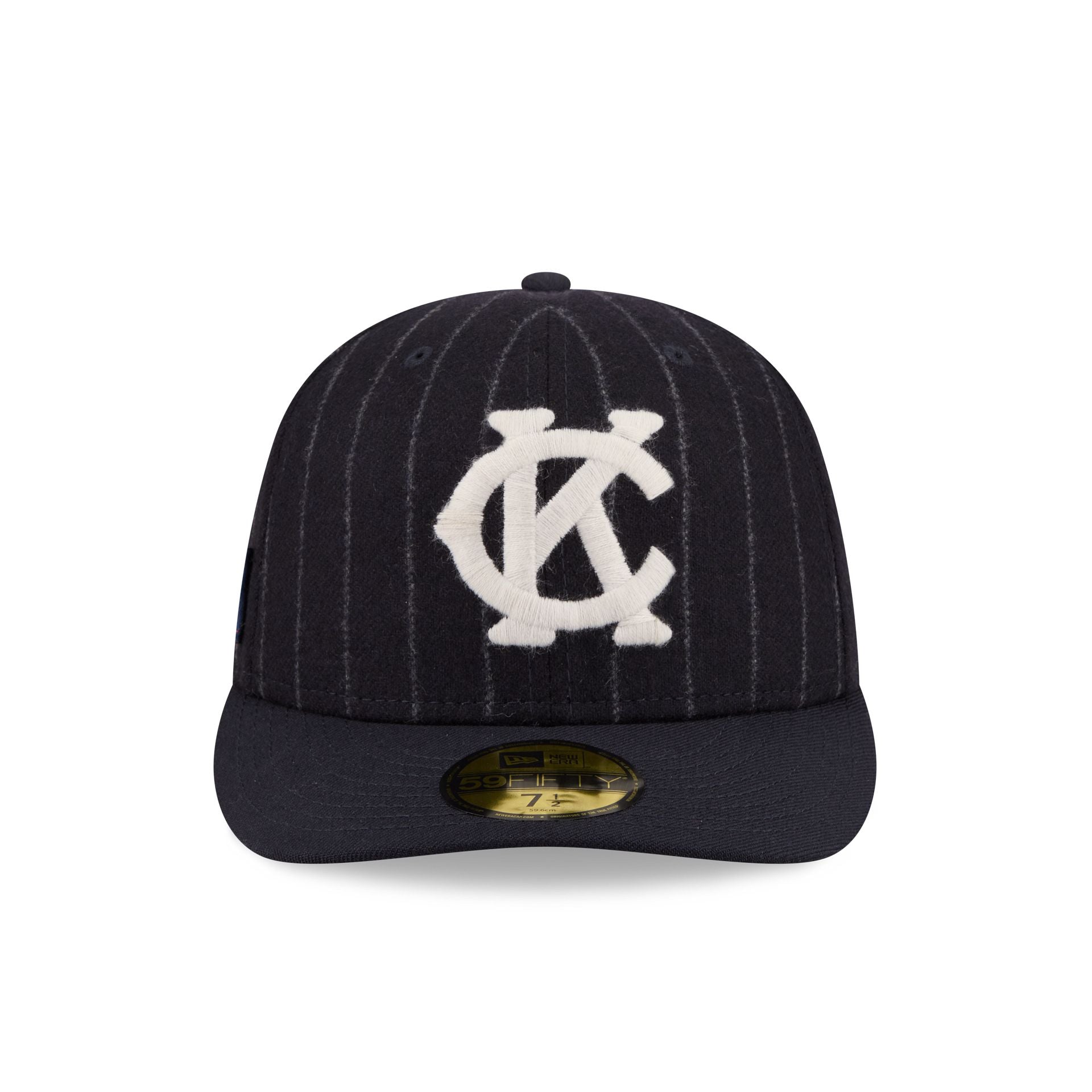 Alternative view of Kansas City Monarchs Pinstripe Merino & Cashmere Moon 59Fifty Fitted Hat