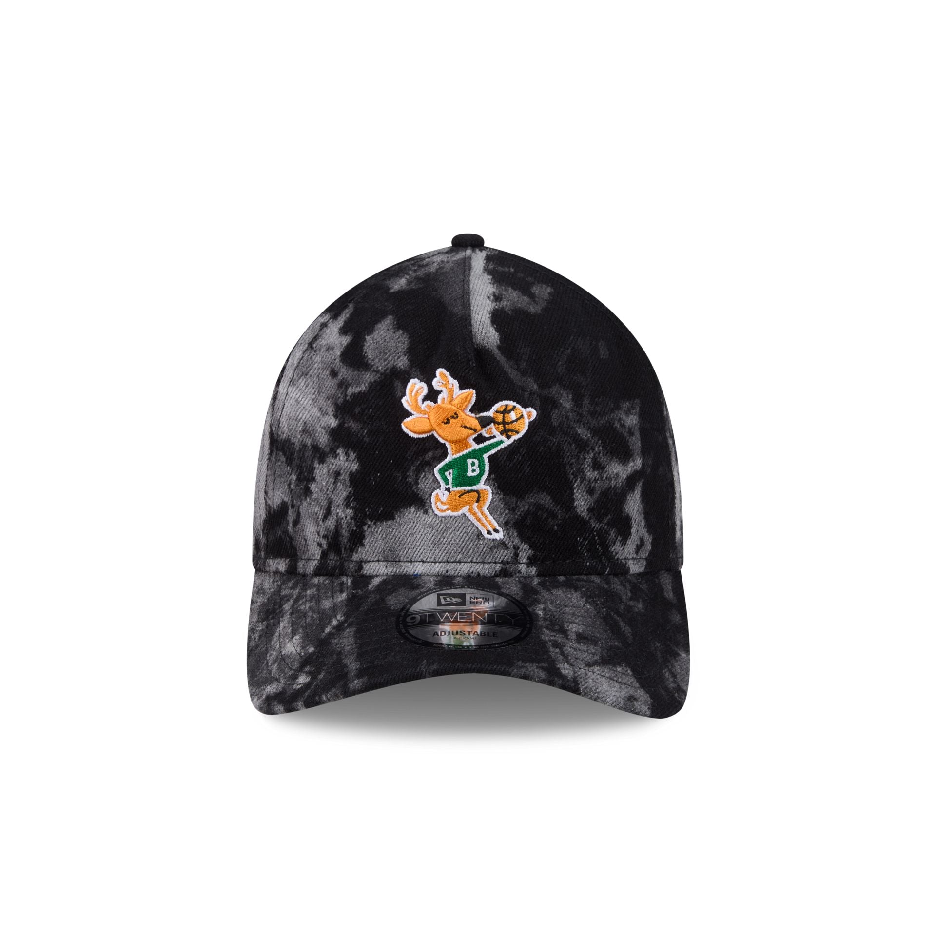 Alternative view of Milwaukee Bucks Bleached Denim 9Twenty A-Frame Adjustable Hat