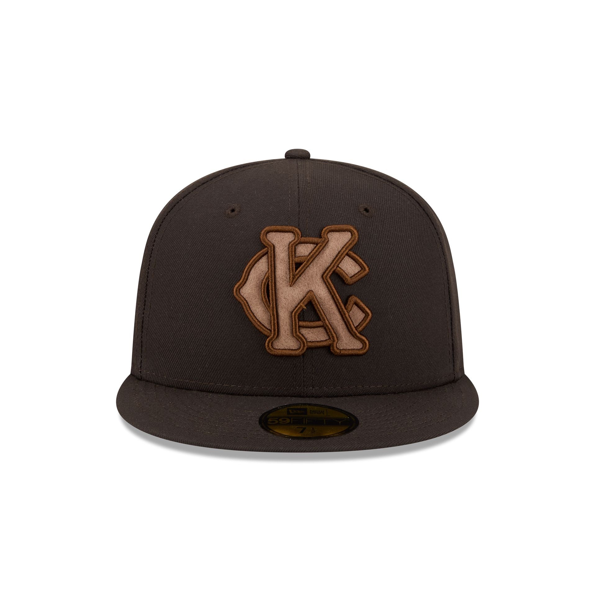 Alternative view of Kansas City Monarchs Brown Suede 59Fifty Fitted Hat