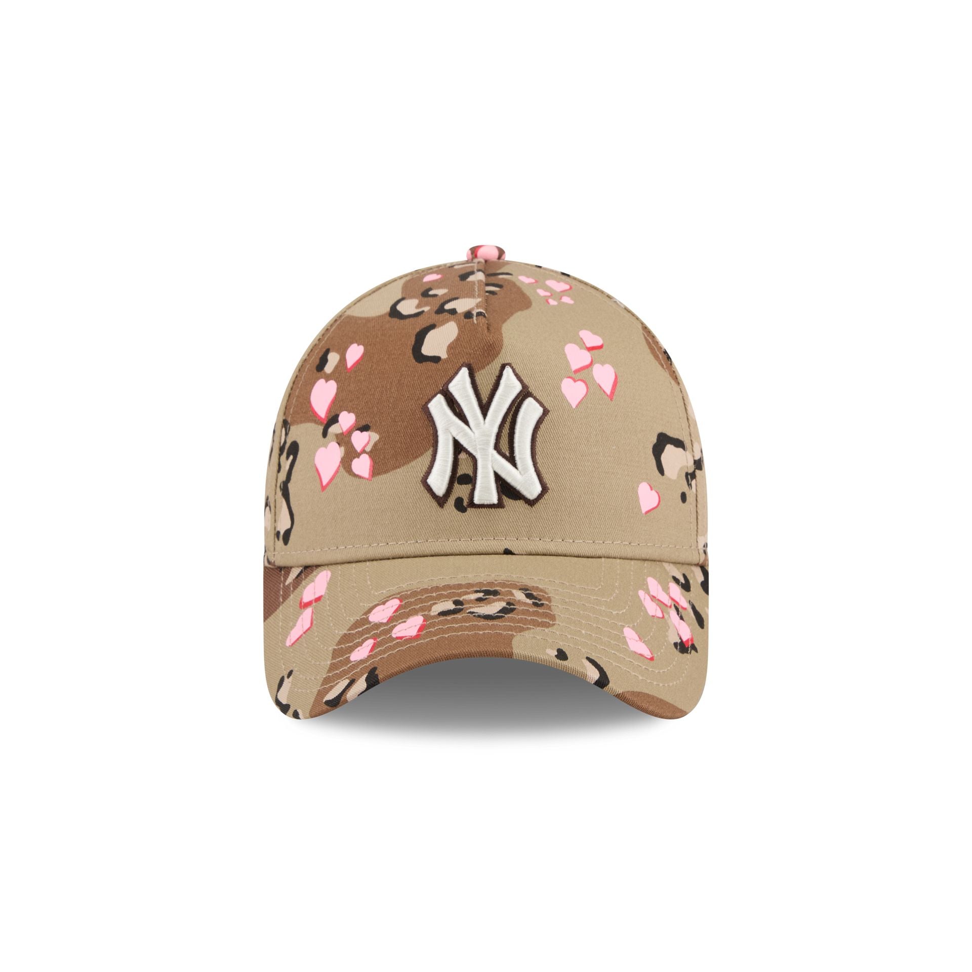 Alternative view of New York Yankees Camo Hearts 9Forty A-Frame Snapback Hat